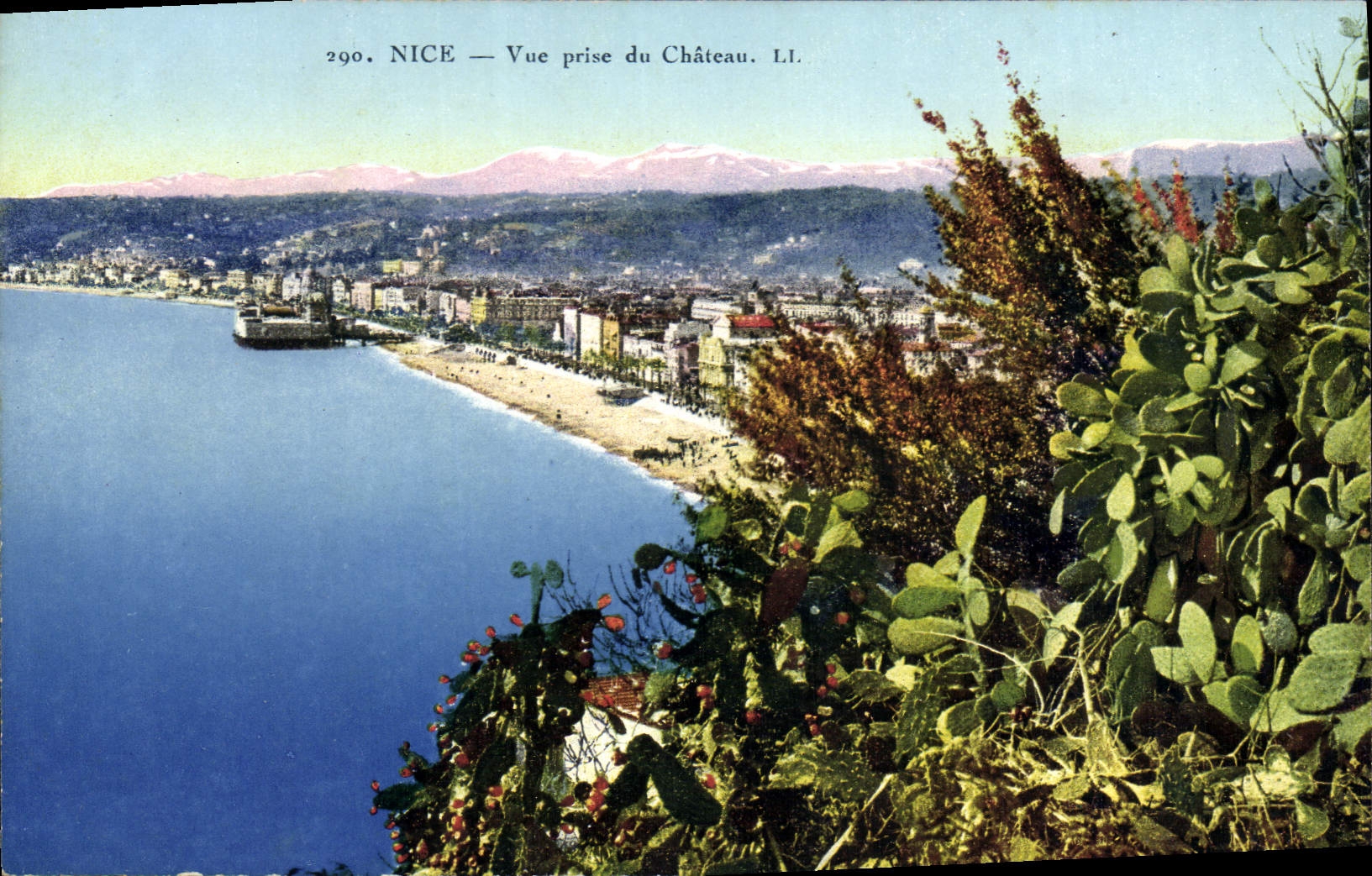 CPA Nice Vue prise du Chateau 