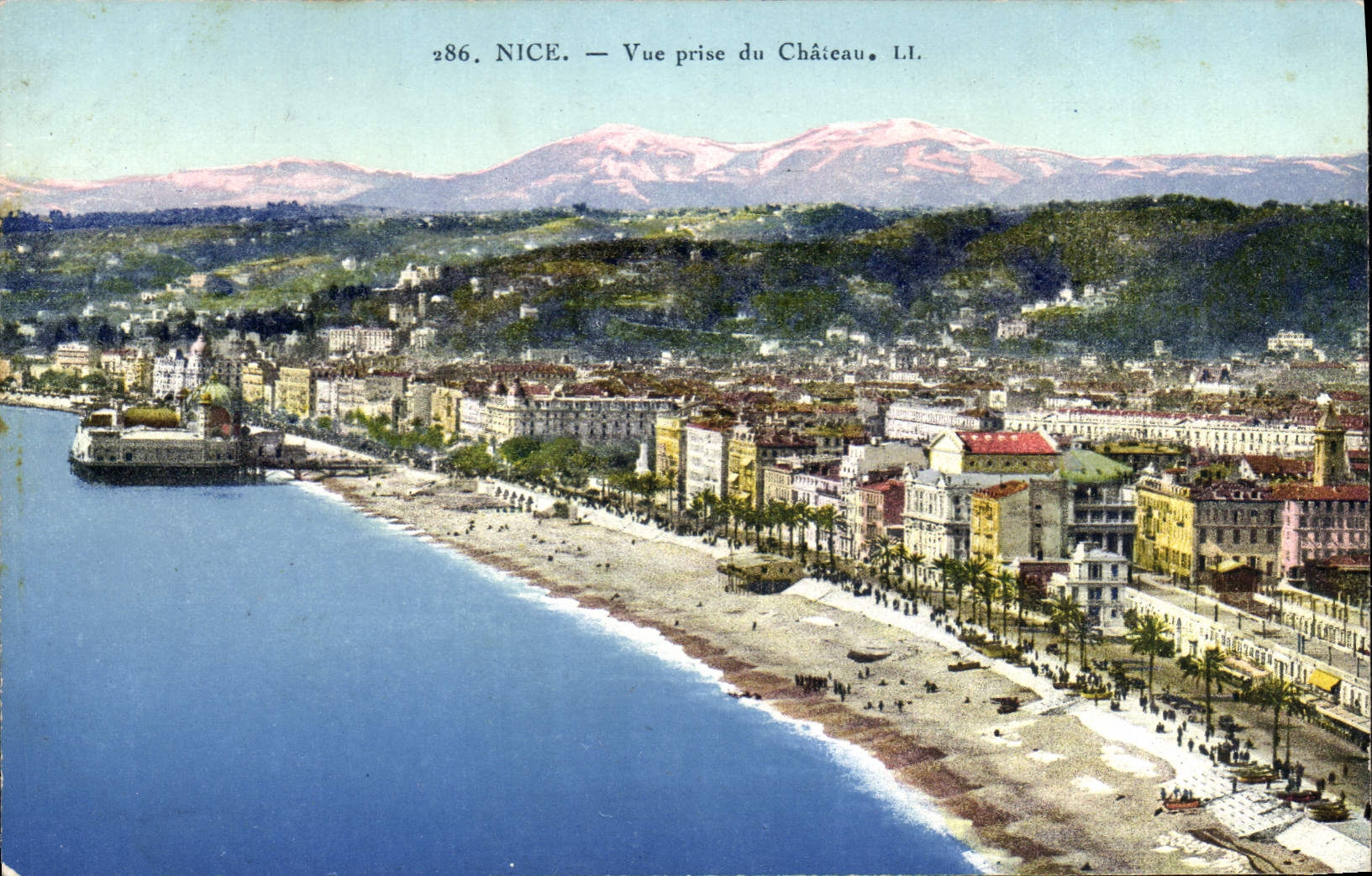 CPA Nice Vue prise du Chateau 