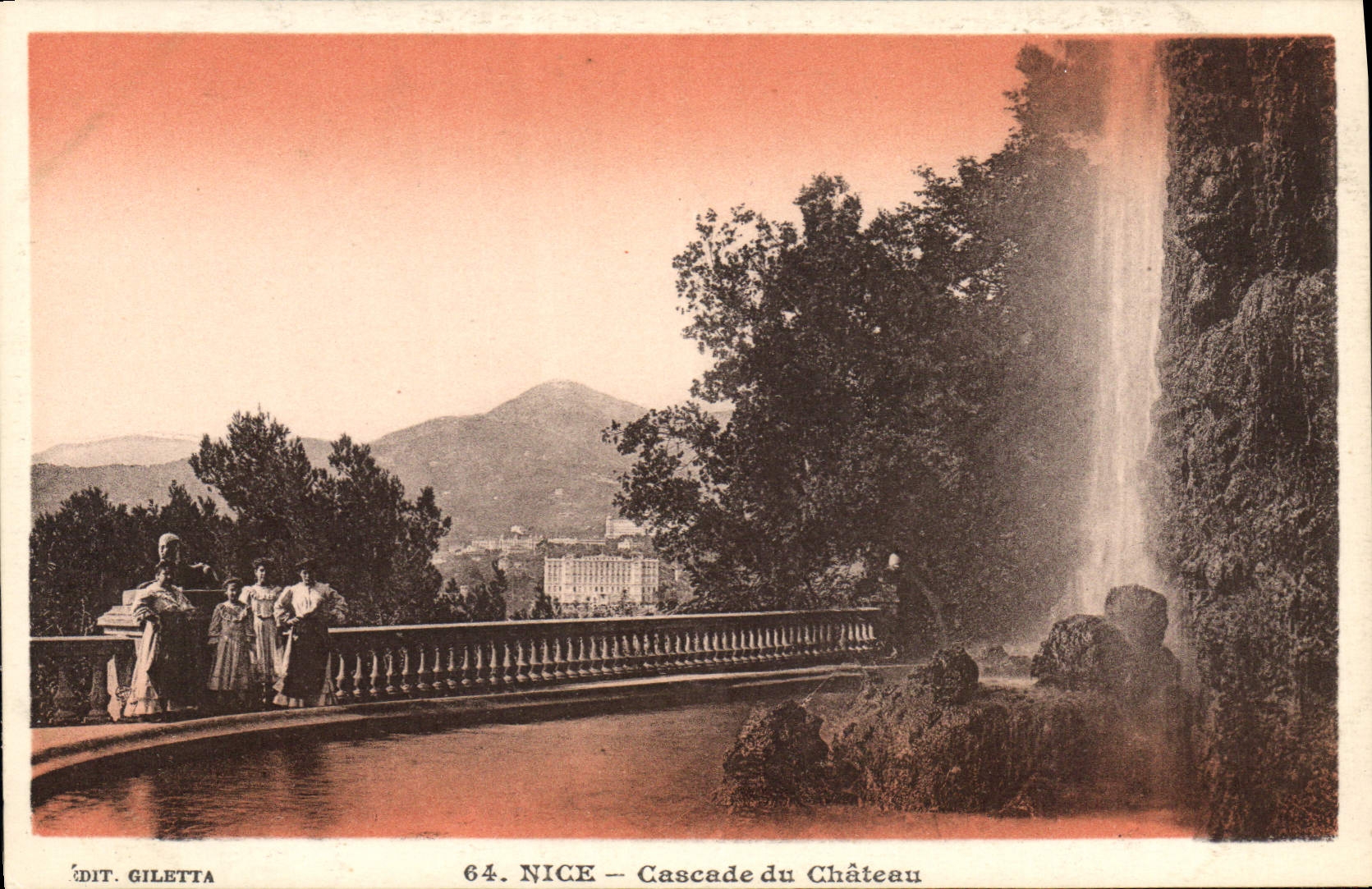 CPA Nice Cascade du Chateau 