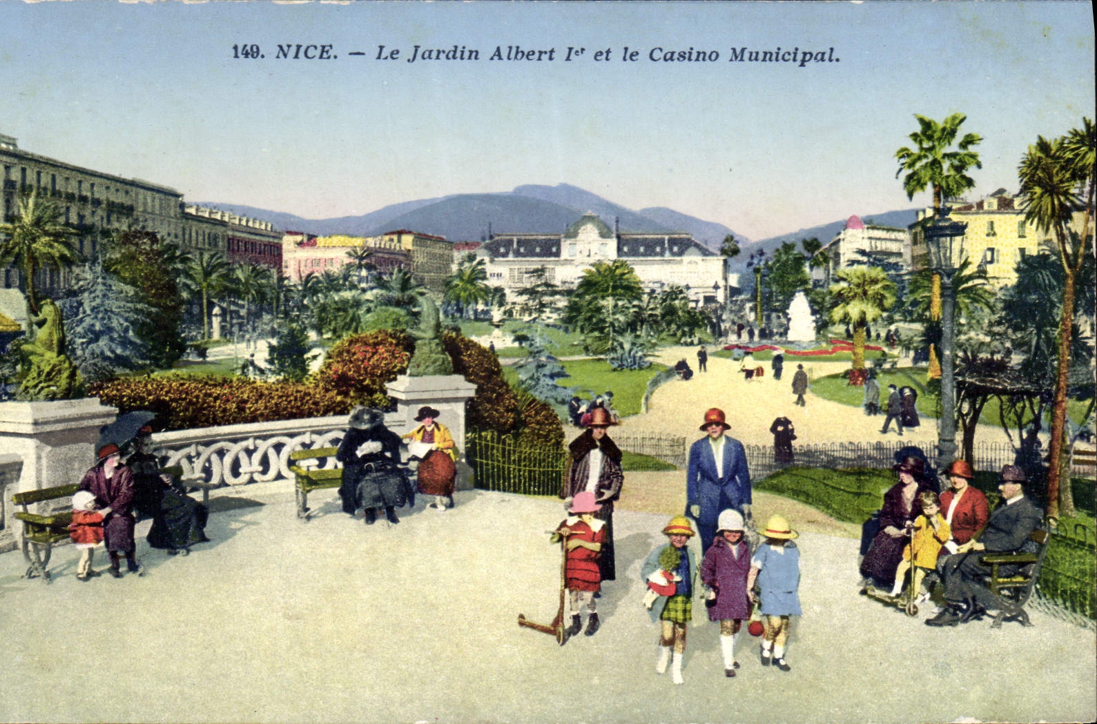 CPA Nice Le Jardin Albert I et le Casino Municipal