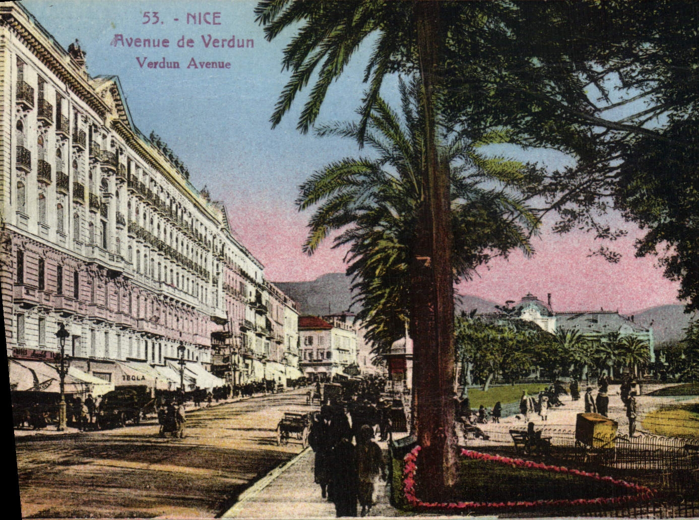 CPA Nice Avenue de Verdun 