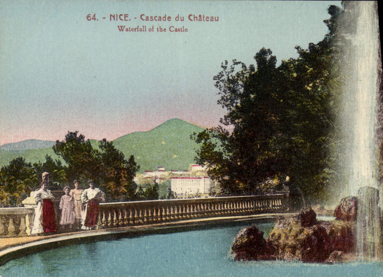 CPA Nice Cascade du Chateau 