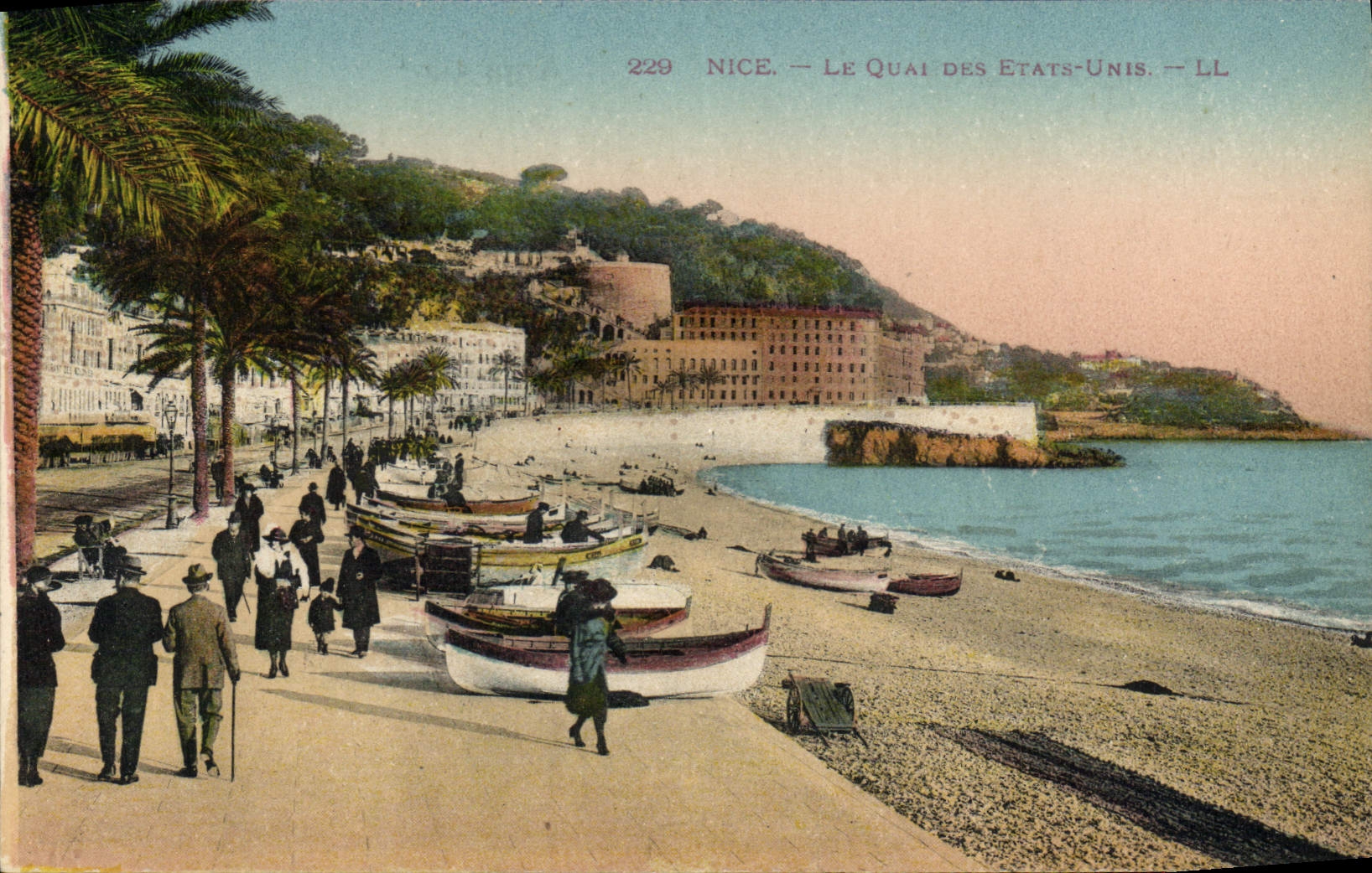 CPA Nice Le Quai des Etats Unis 