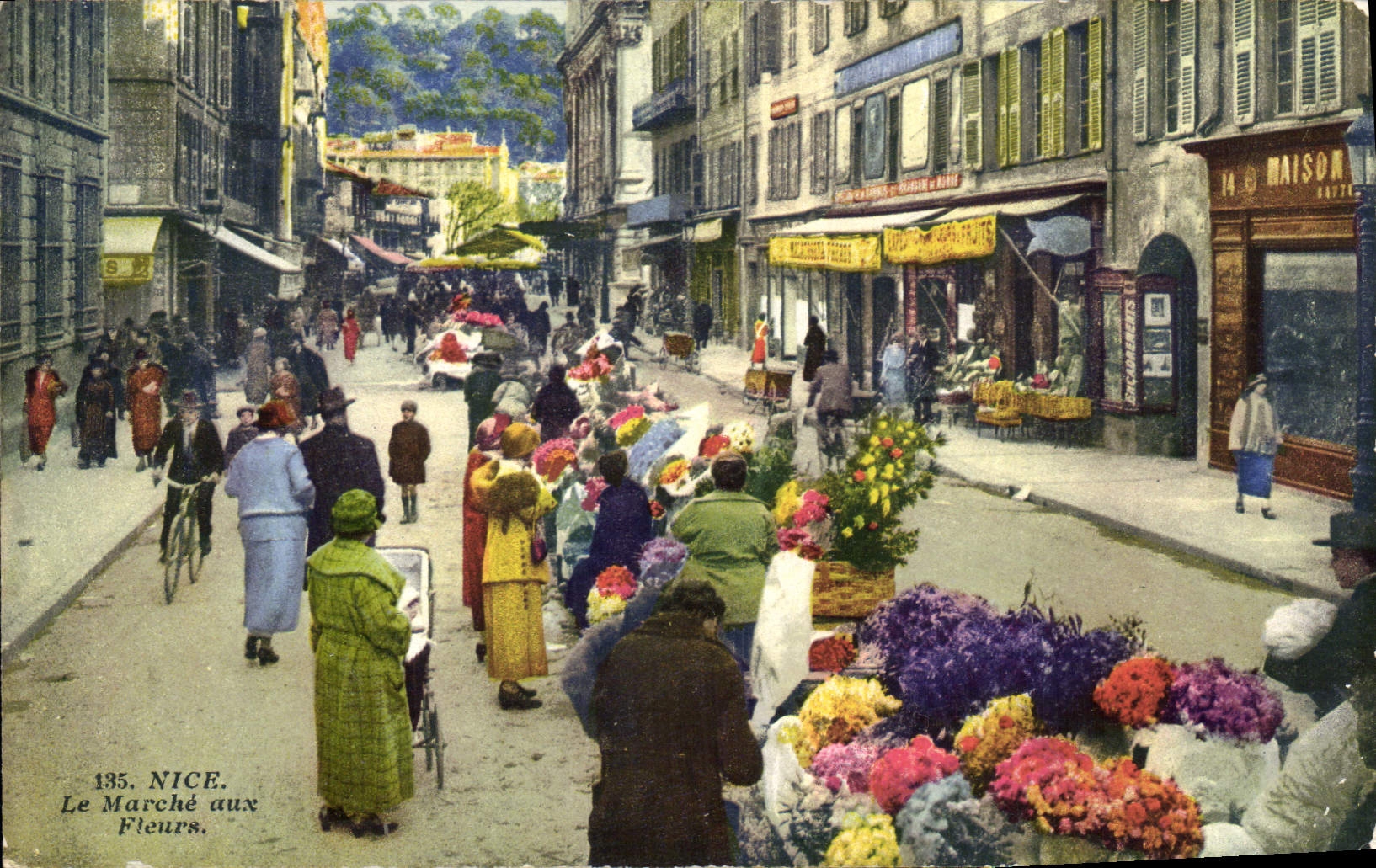 CPA Nice Le Marche aux Fleurs 