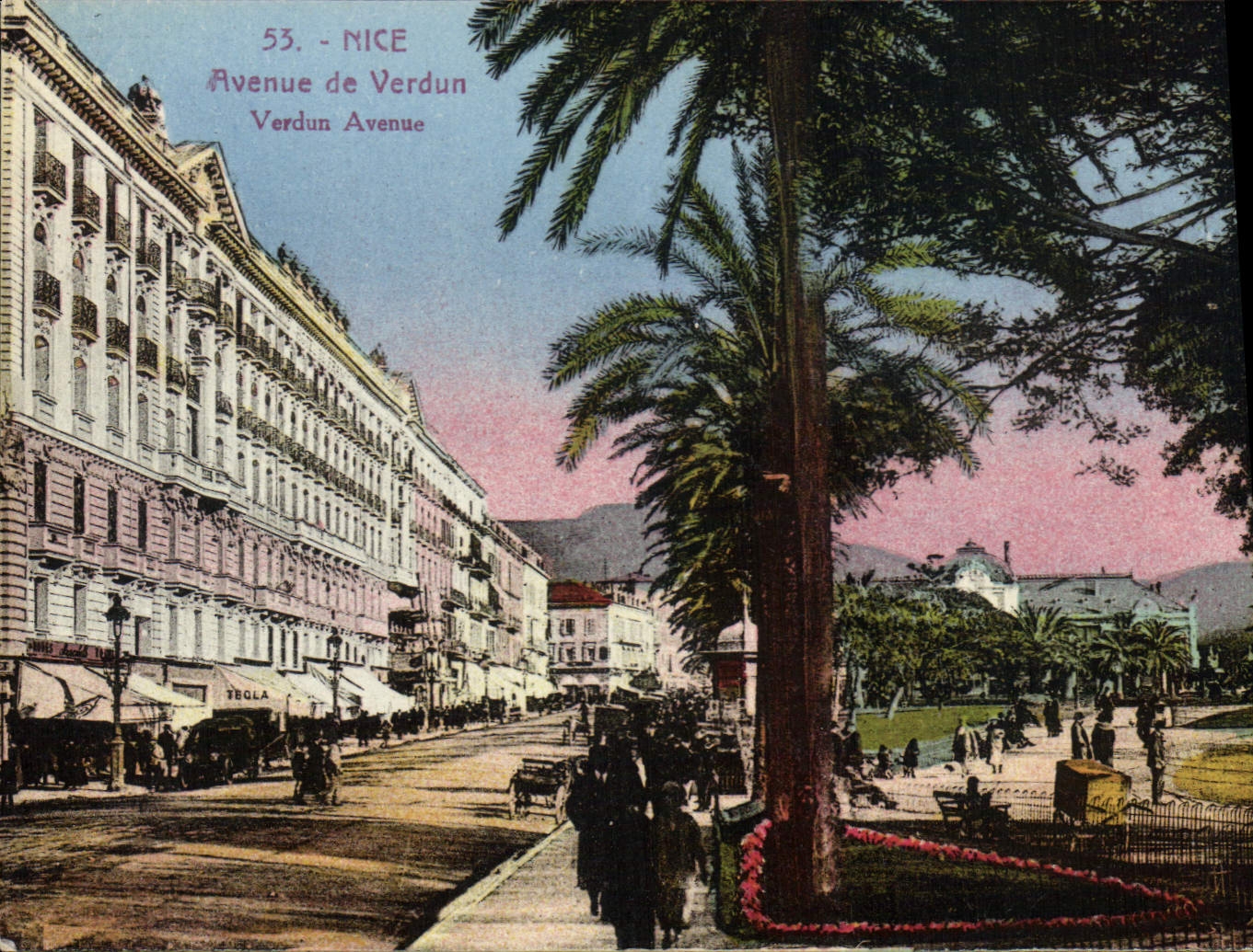 CPA Nice Avenue de Verdun 