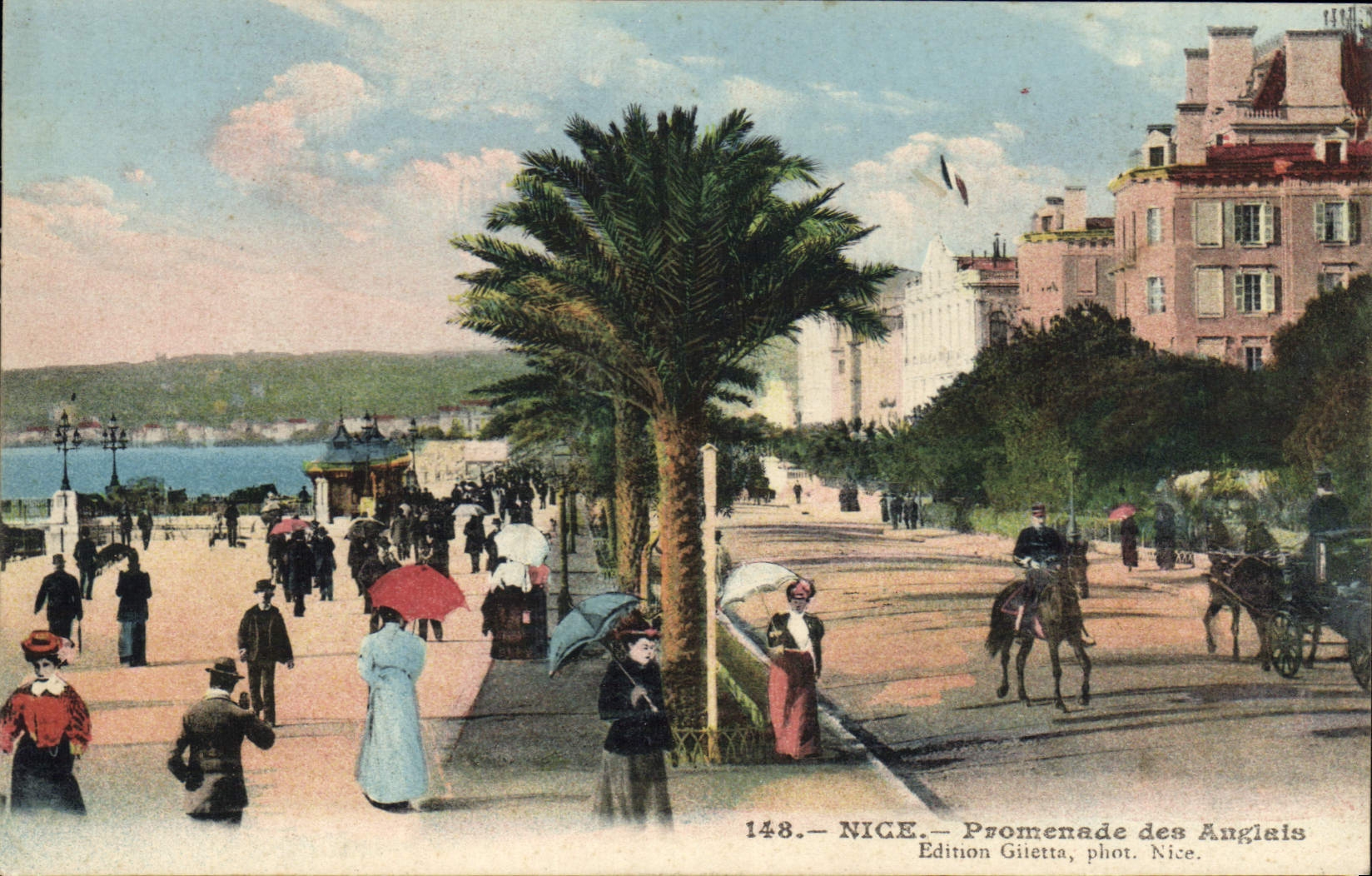 CPA Nice Promenade des Auglais 