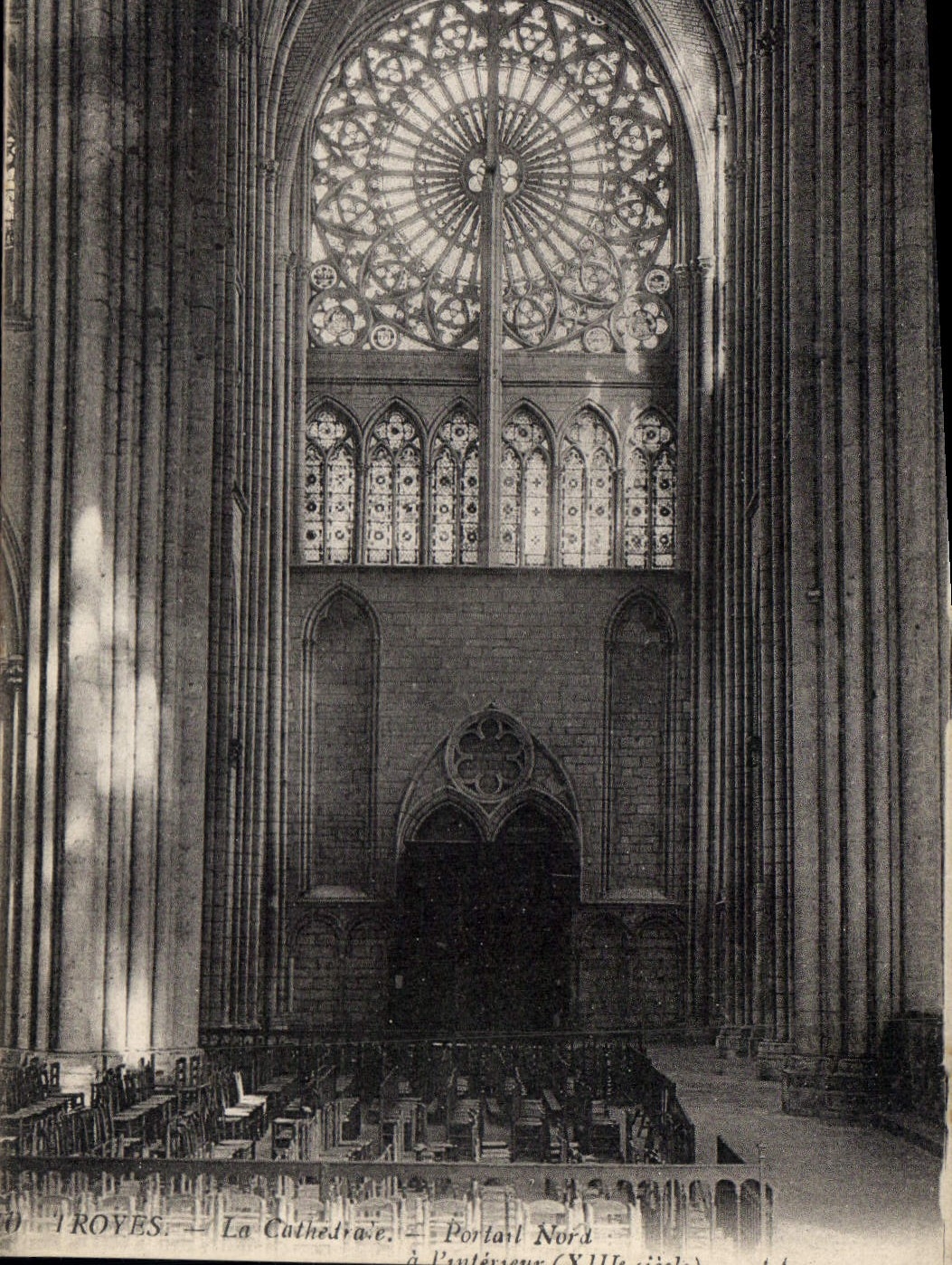 CPA Troyes La Cathedrale Portail Nord 
