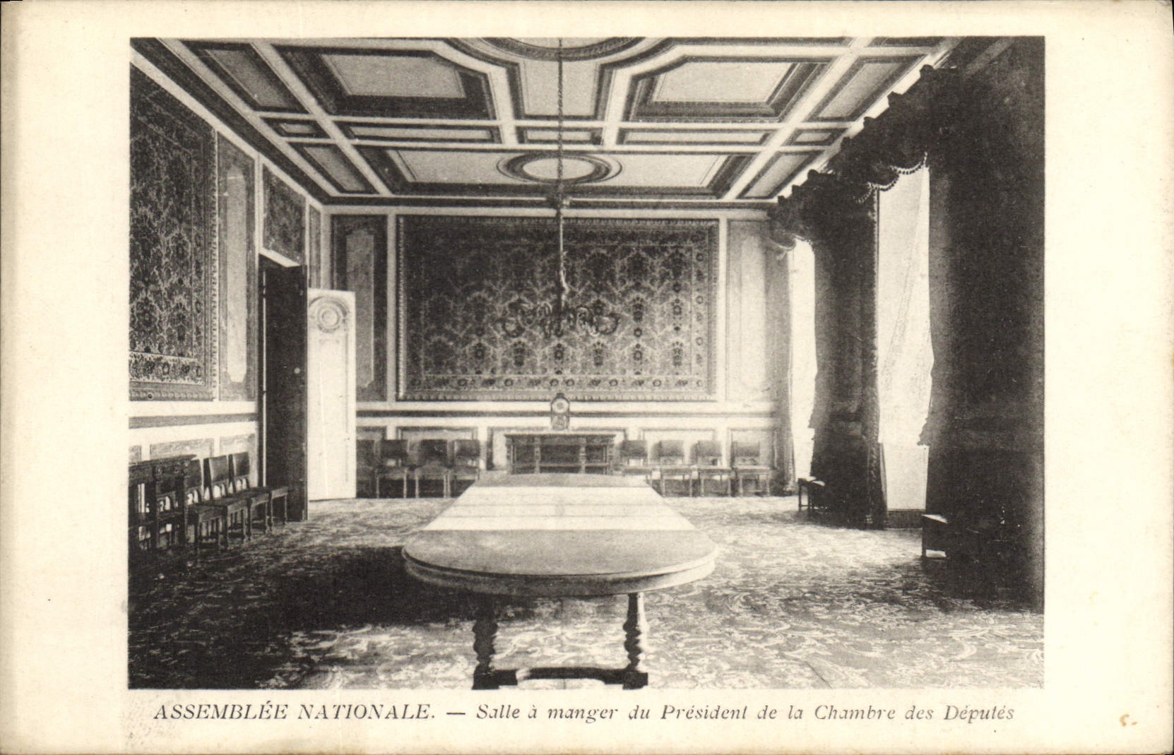 CPA Assemble Nationale Salle a manger du President de la Chambre des Deputes 