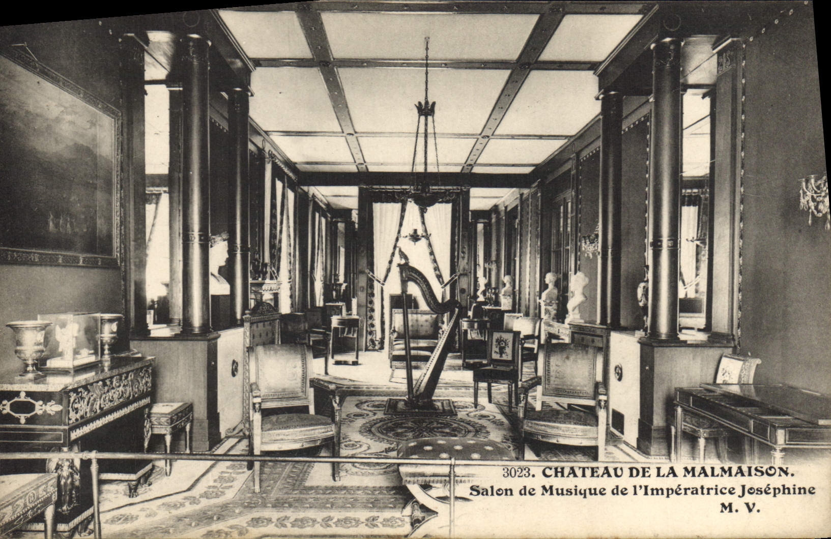 CPA Chateau de la Malmaison Salon de Musique de l'Imperatrice Josephine
