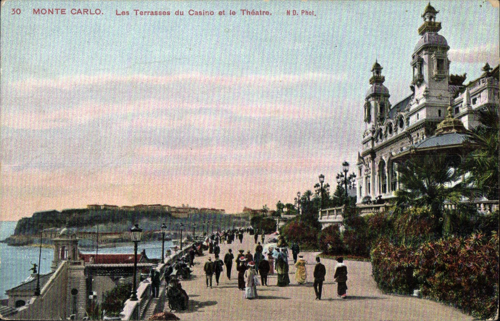 CPA Monte Carlo Les Terrasses du Casino et le Theatre 