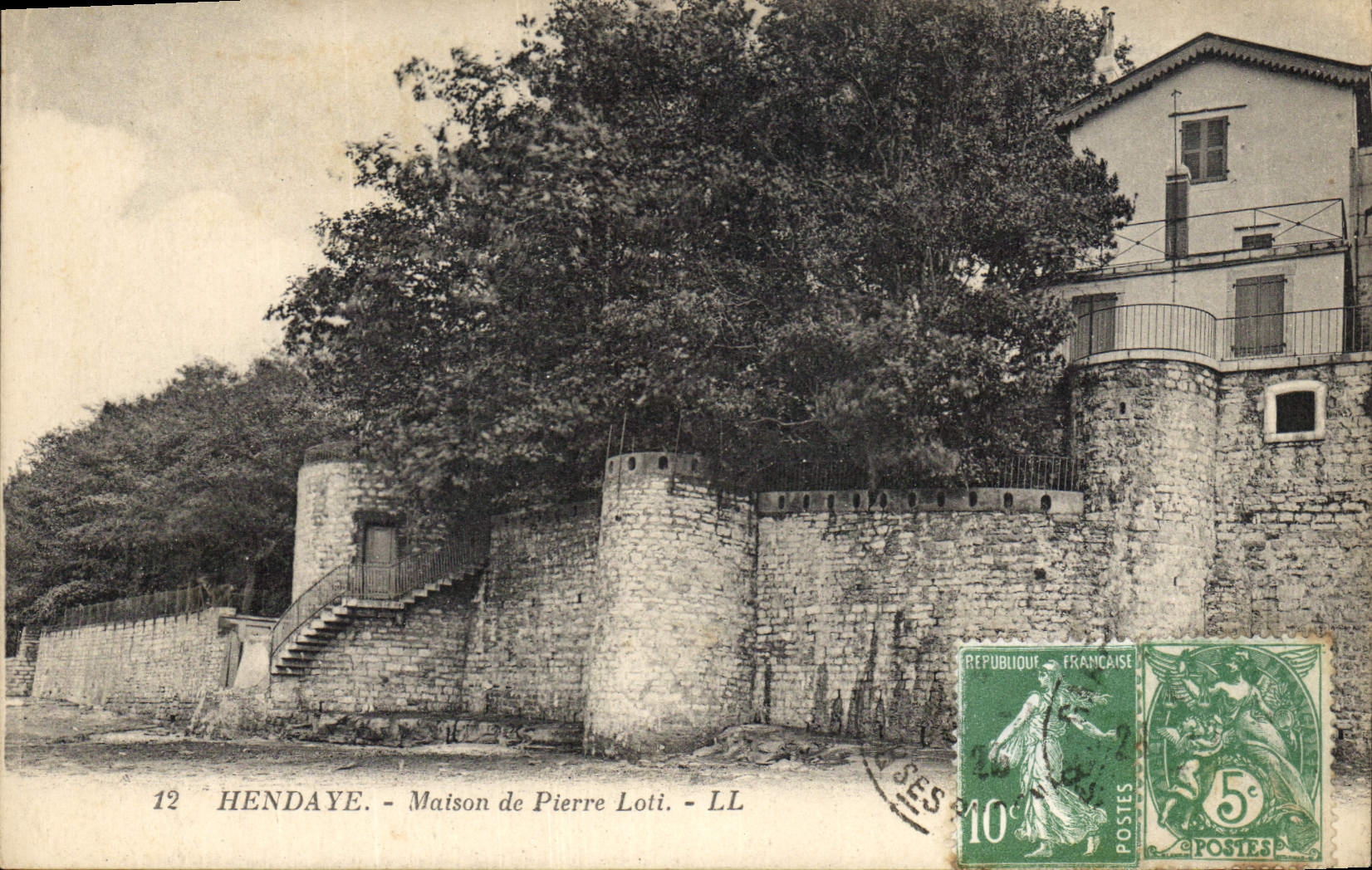 CPA Hendaye Maison de Pierre Loti 