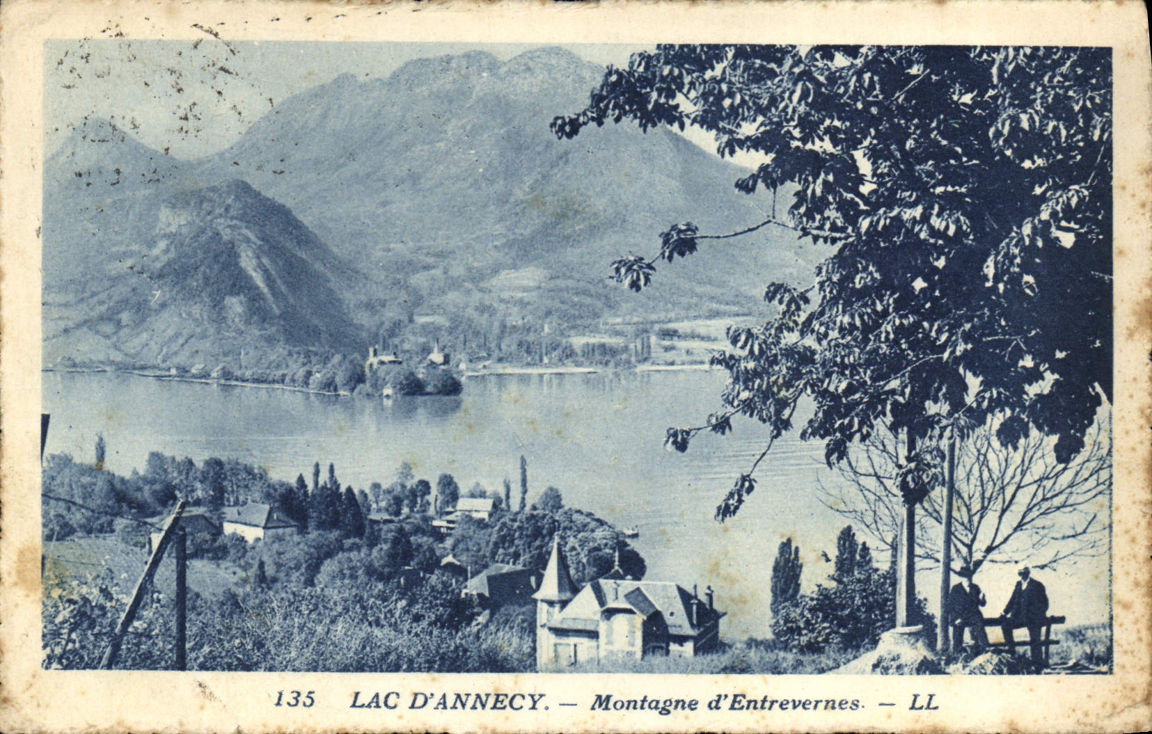 CPA Lac d'Annecy Montagne d'Entrevernes 