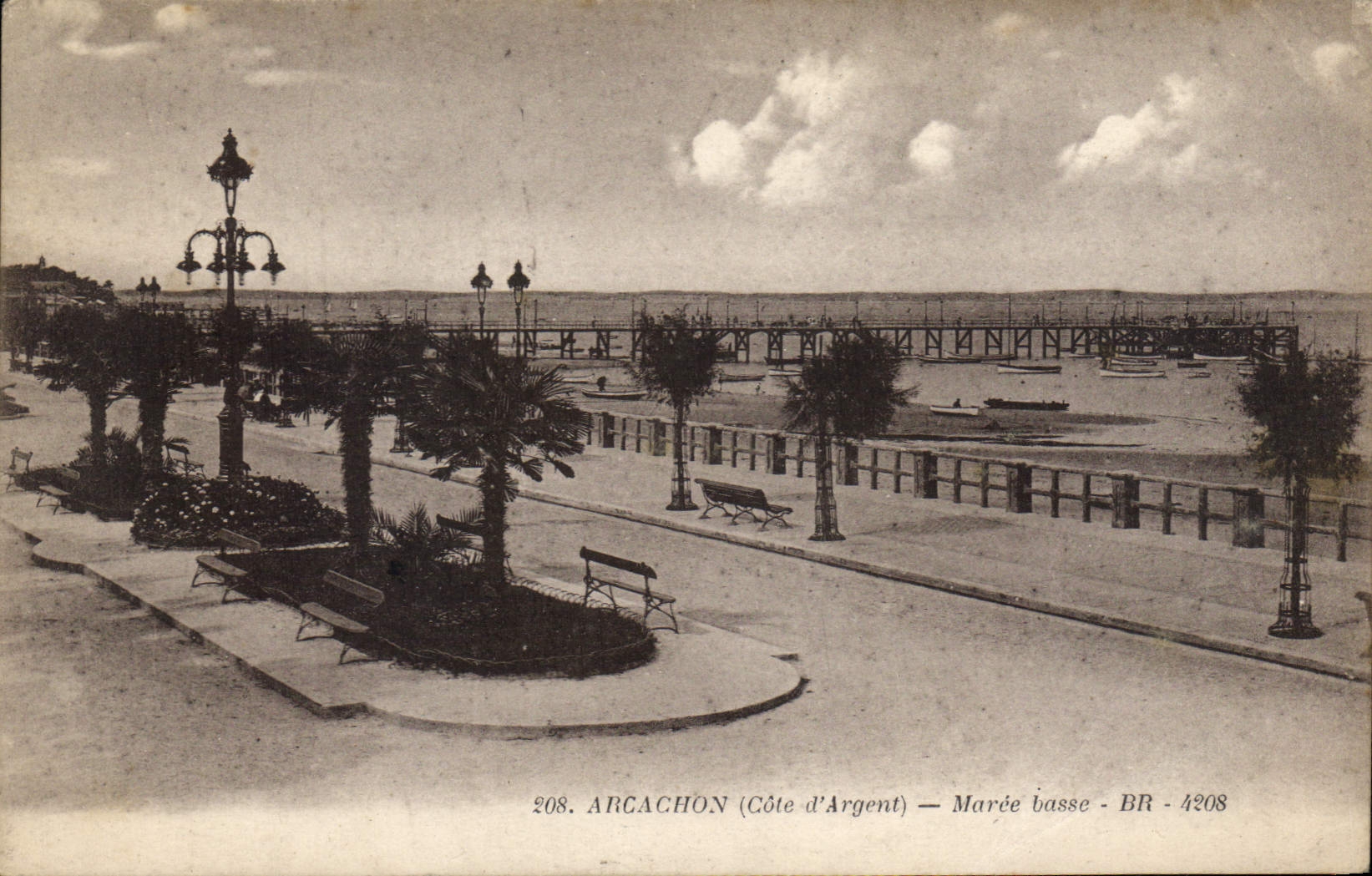 CPA Arcachon Cote d'Argent Maree basse 
