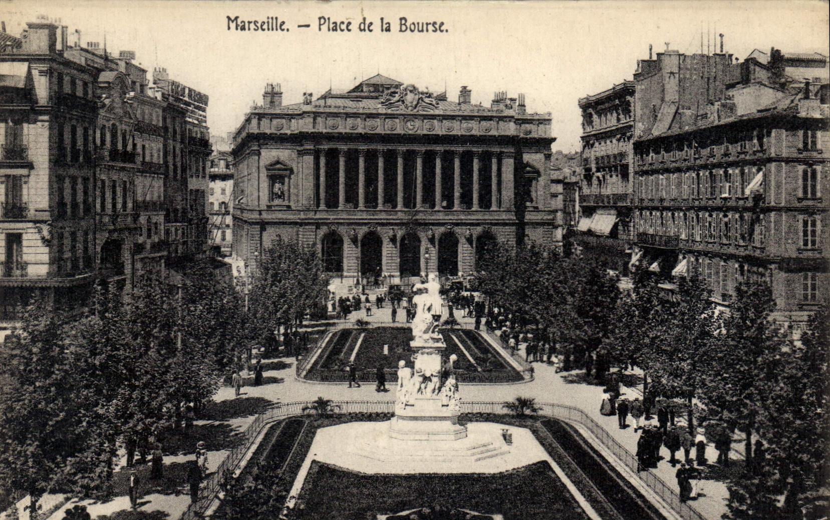 CPA Marseille Place de la Bourse 