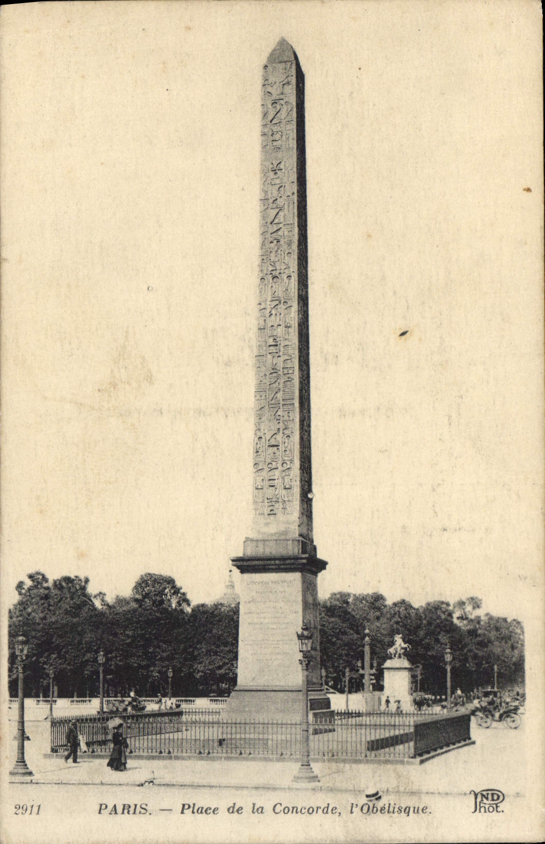 CPA Paris Place de la Concorde l'Obelisque