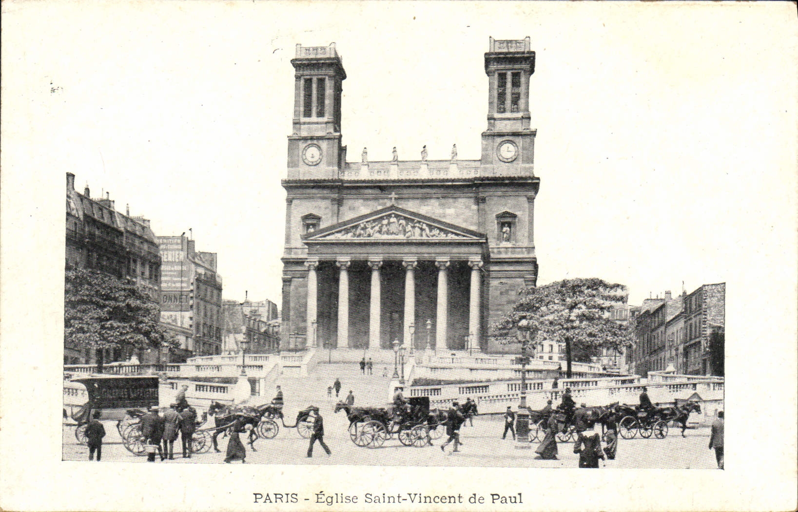 CPA Paris Eglise Saint Vincent de Paul 