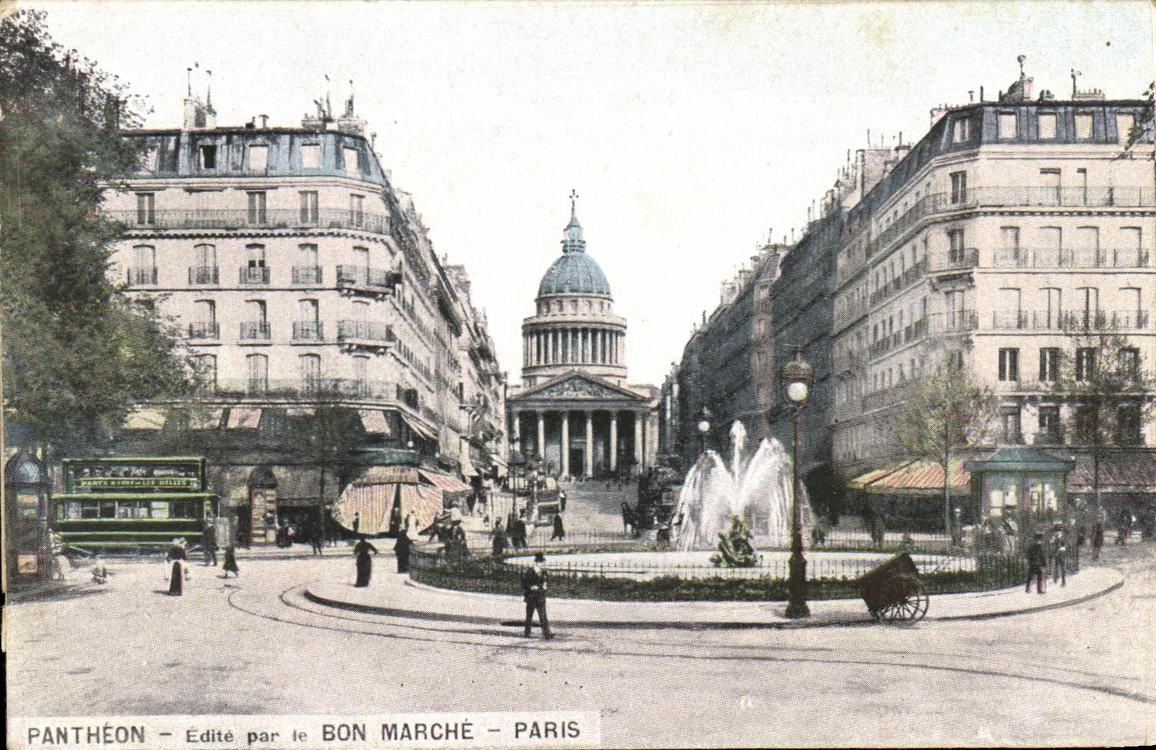 CPA Pantheon Edite par le Bon Marche Paris