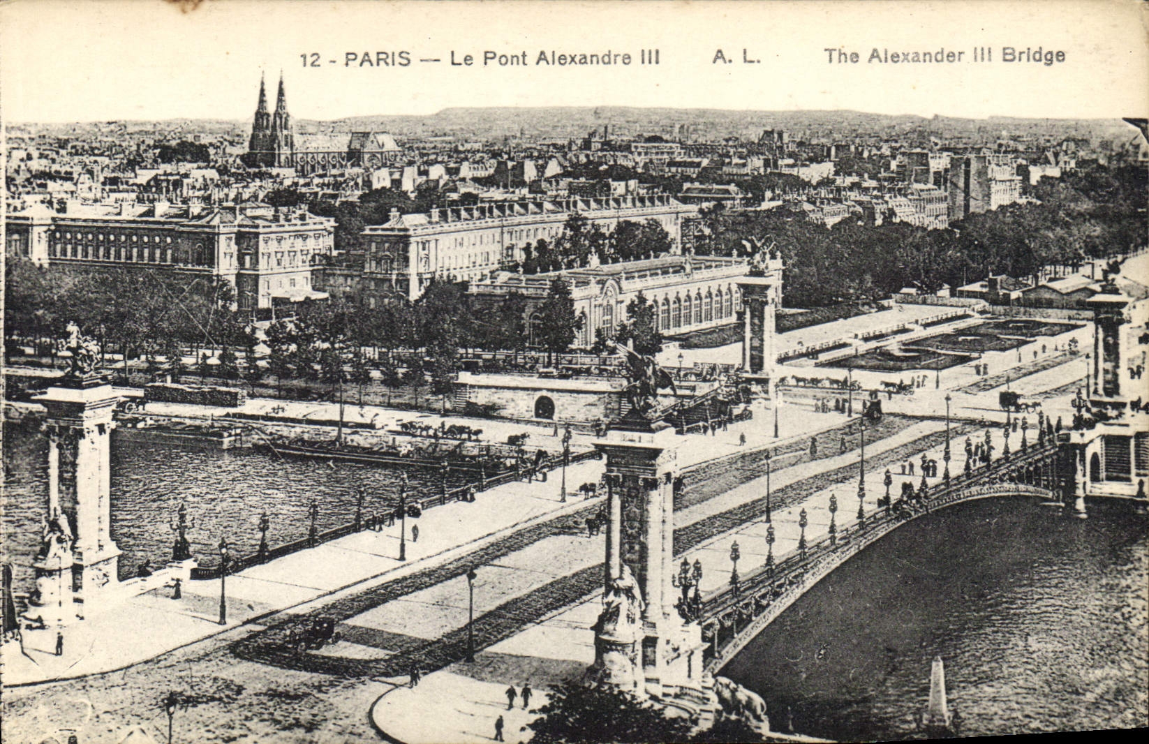 CPA Paris Le Pont Alexandre III 