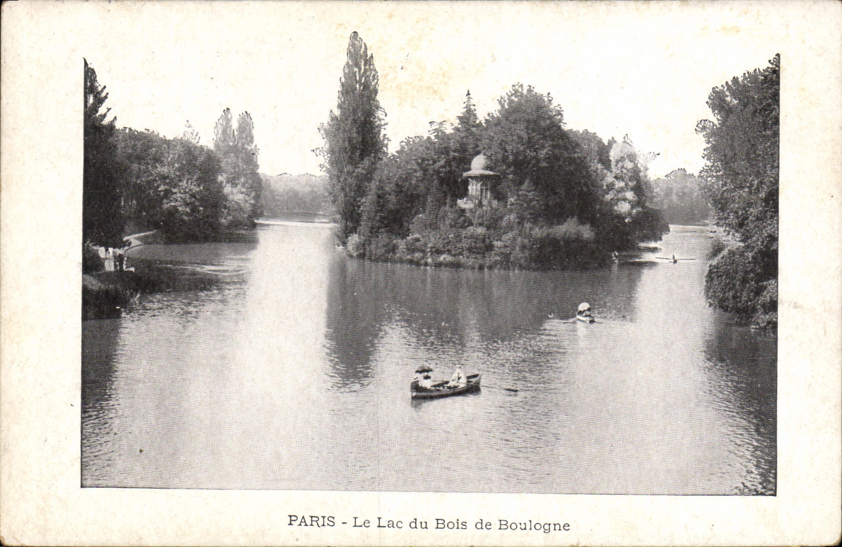 CPA Paris Le Lac du Bois de Boulogne 