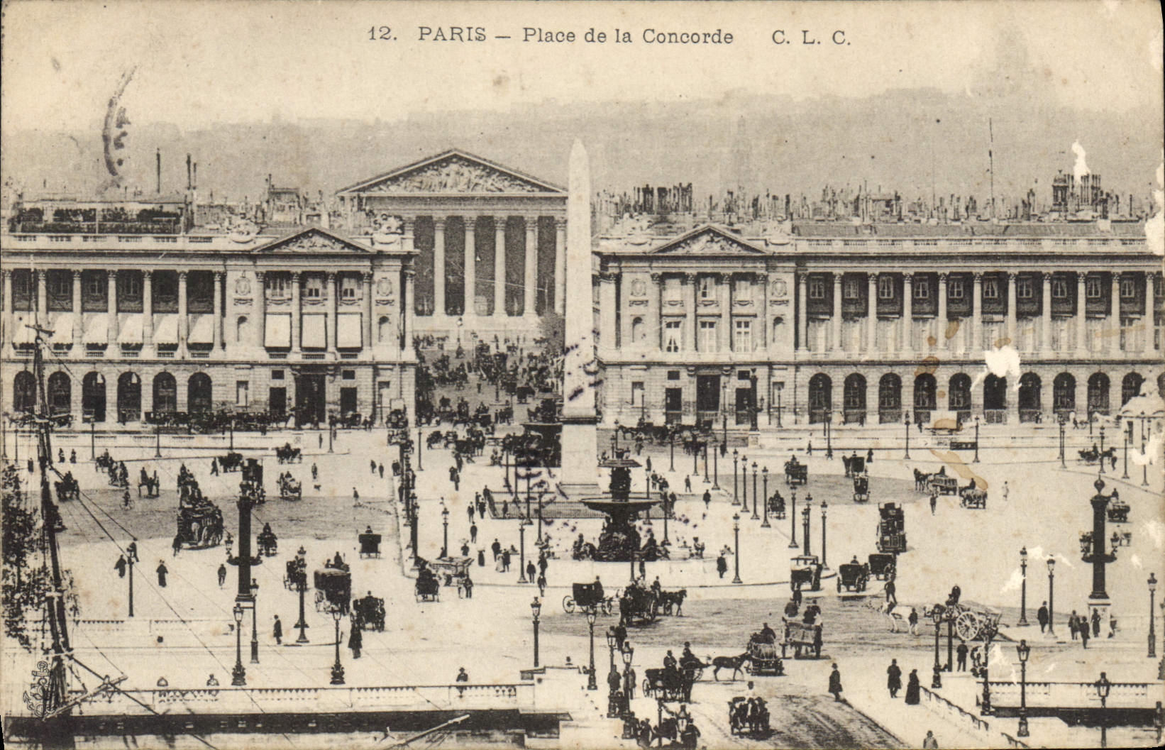CPA Paris Place de la Concorde 