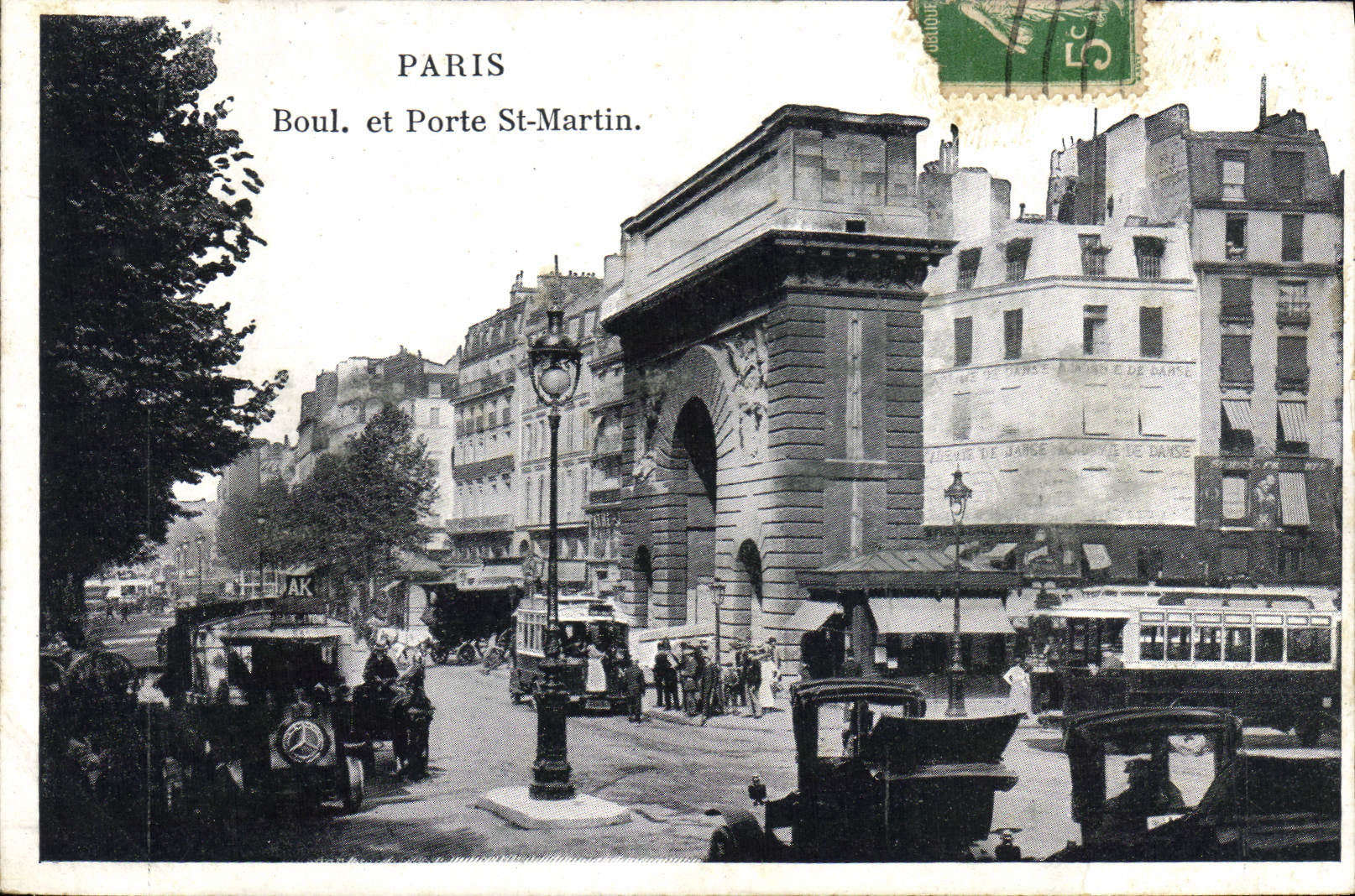 CPA Paris Boul et Porte St Martin 
