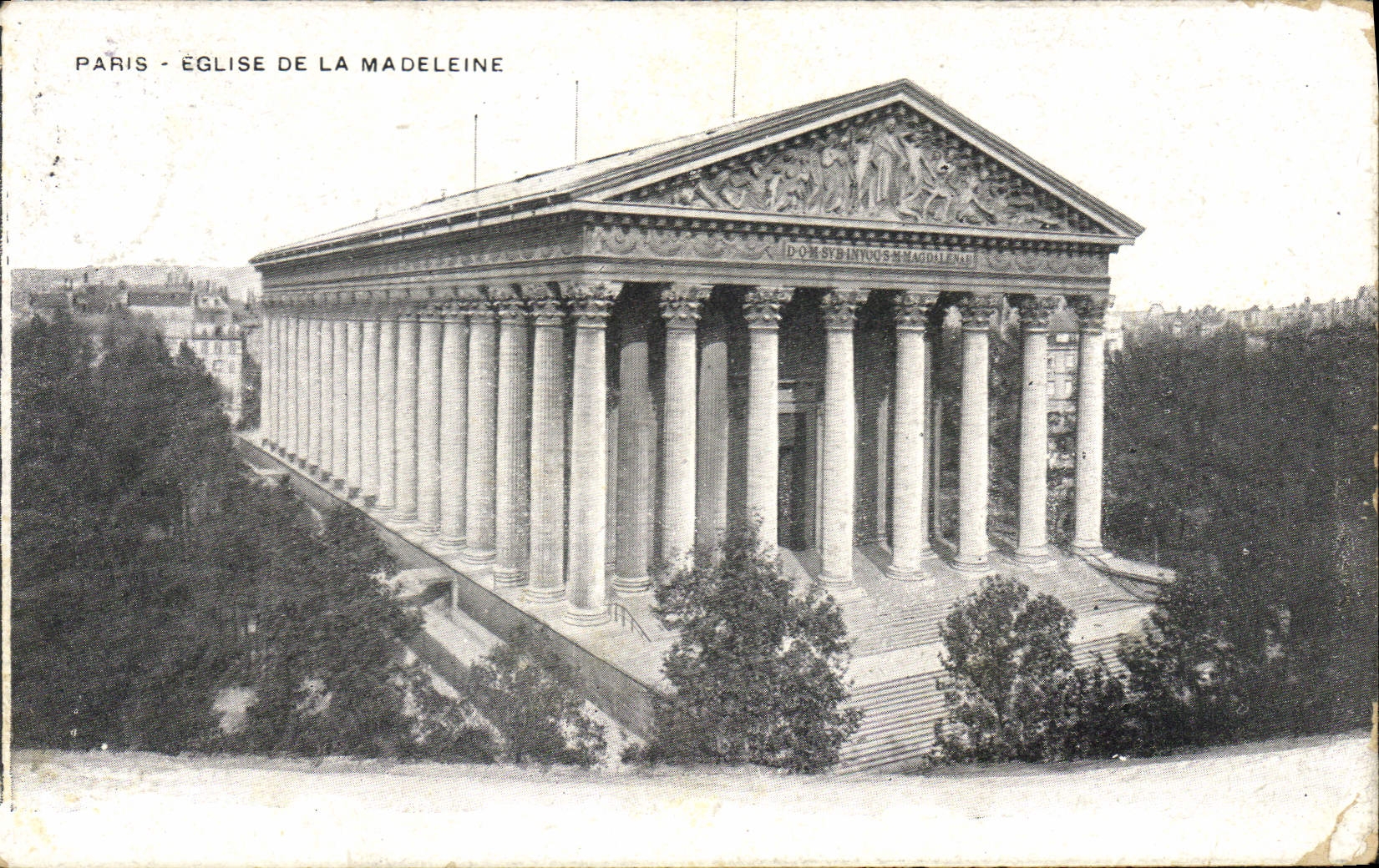 CPA Paris Eglise de la Madeleine 