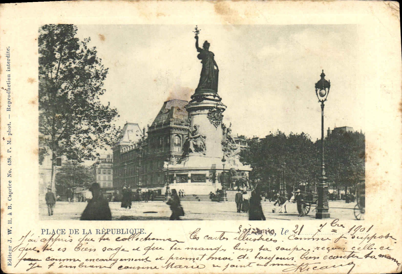 CPA Place de la Republique 