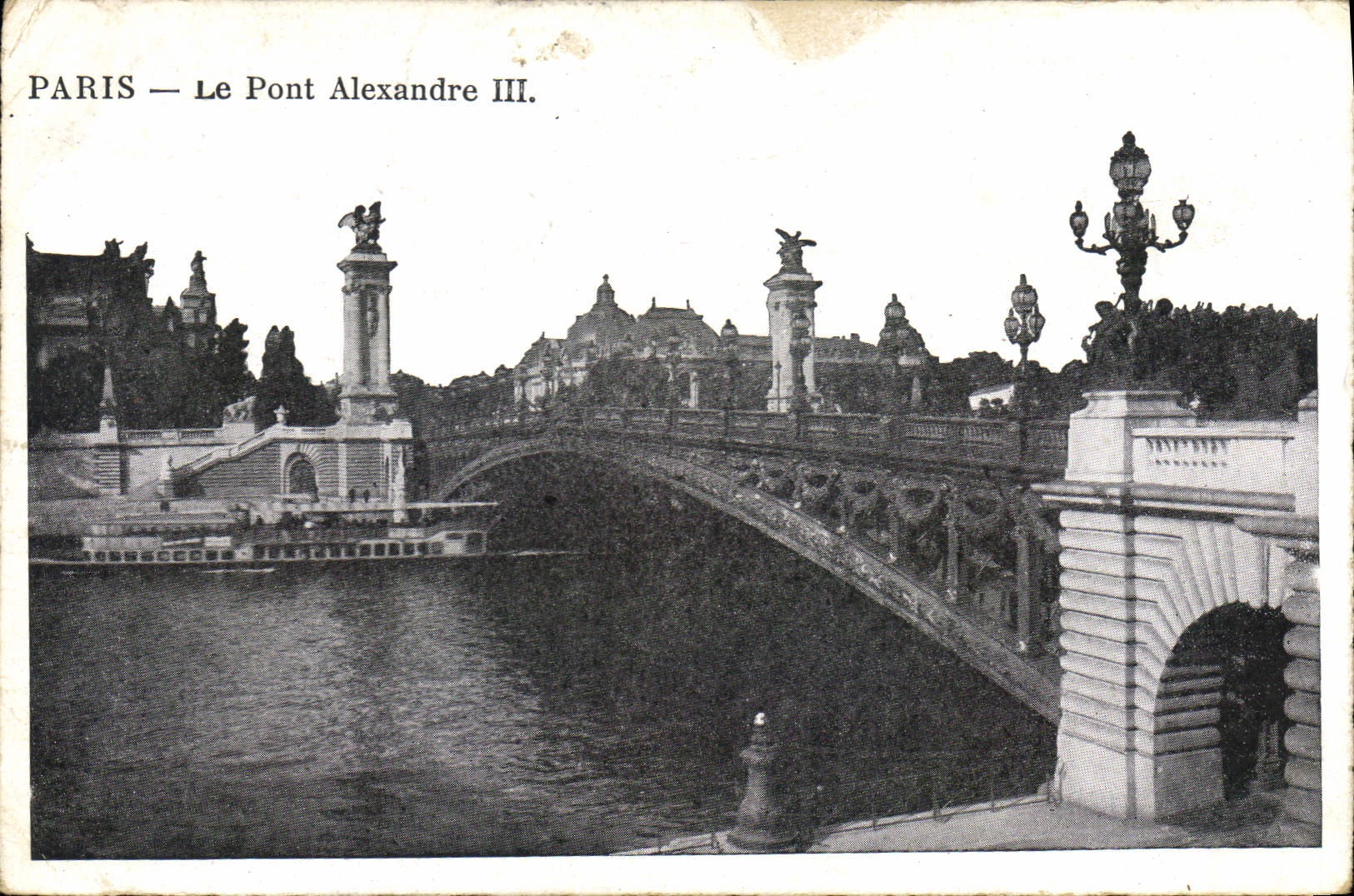 CPA Paris le Pont Alexandre III 