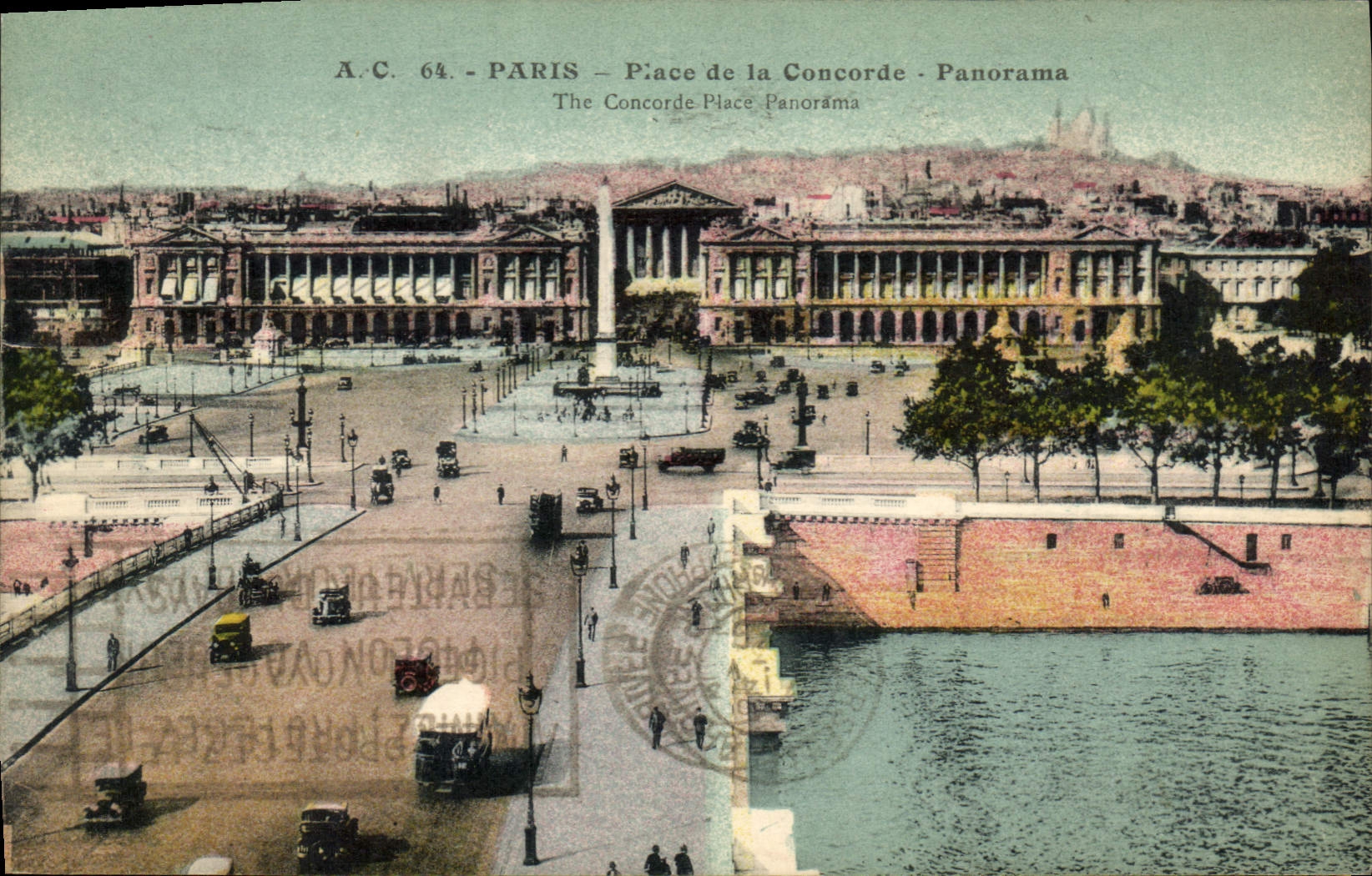 CPA Paris Place de la Concorde Panorama