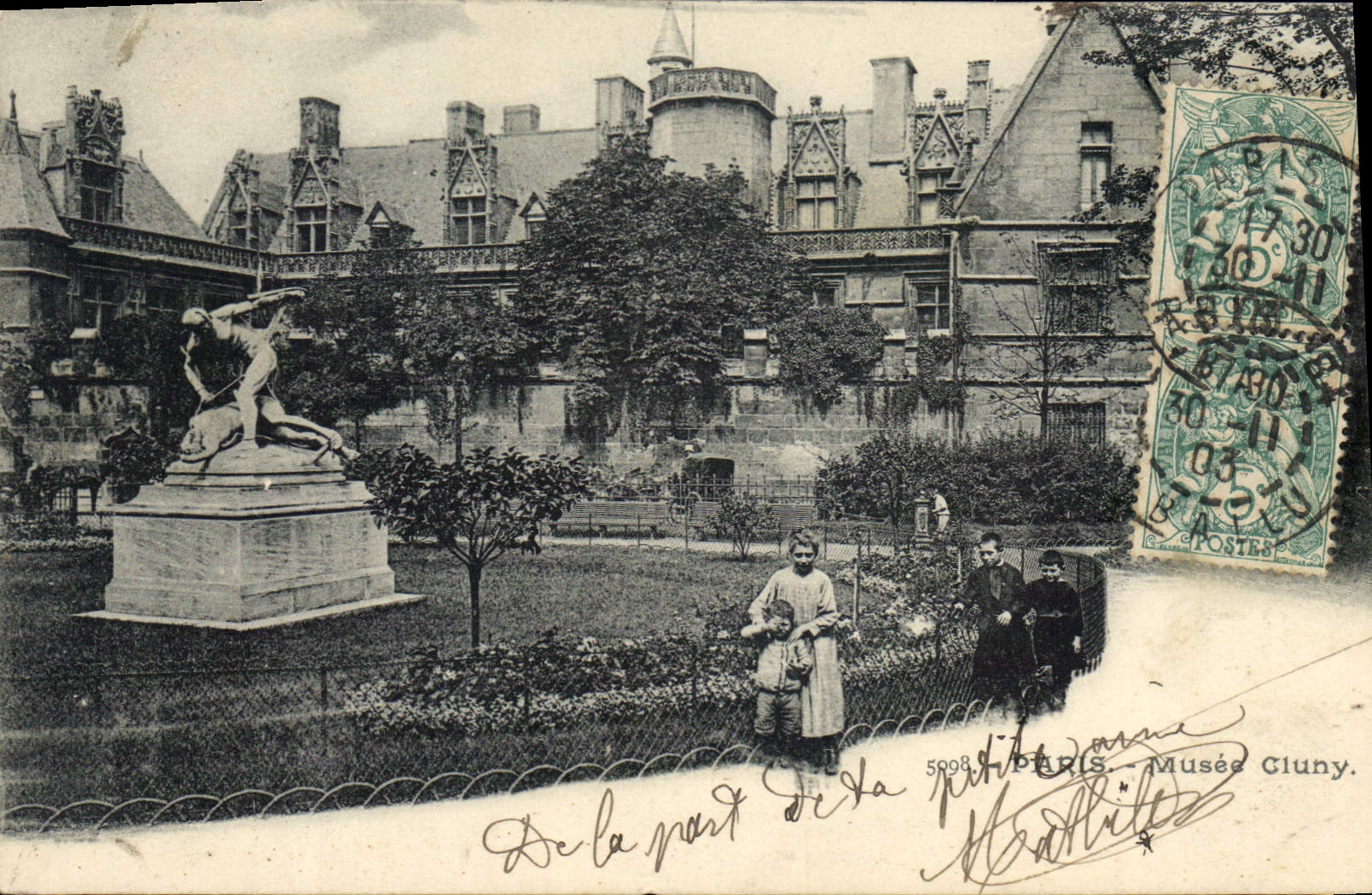 CPA Paris Musee Cluny 
