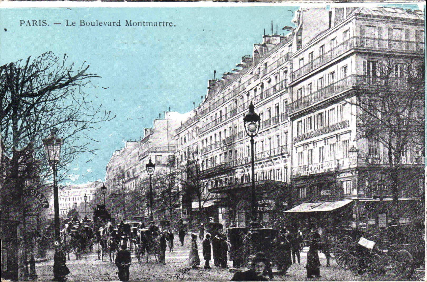CPA Paris Le Boulevard Montmartre 