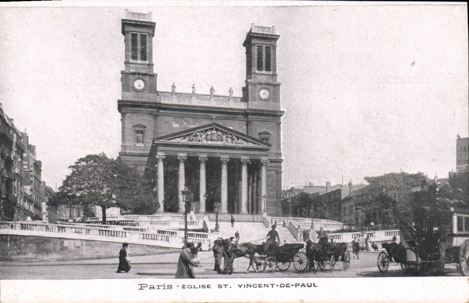 CPA Paris Eglise St Vincent de Paul 