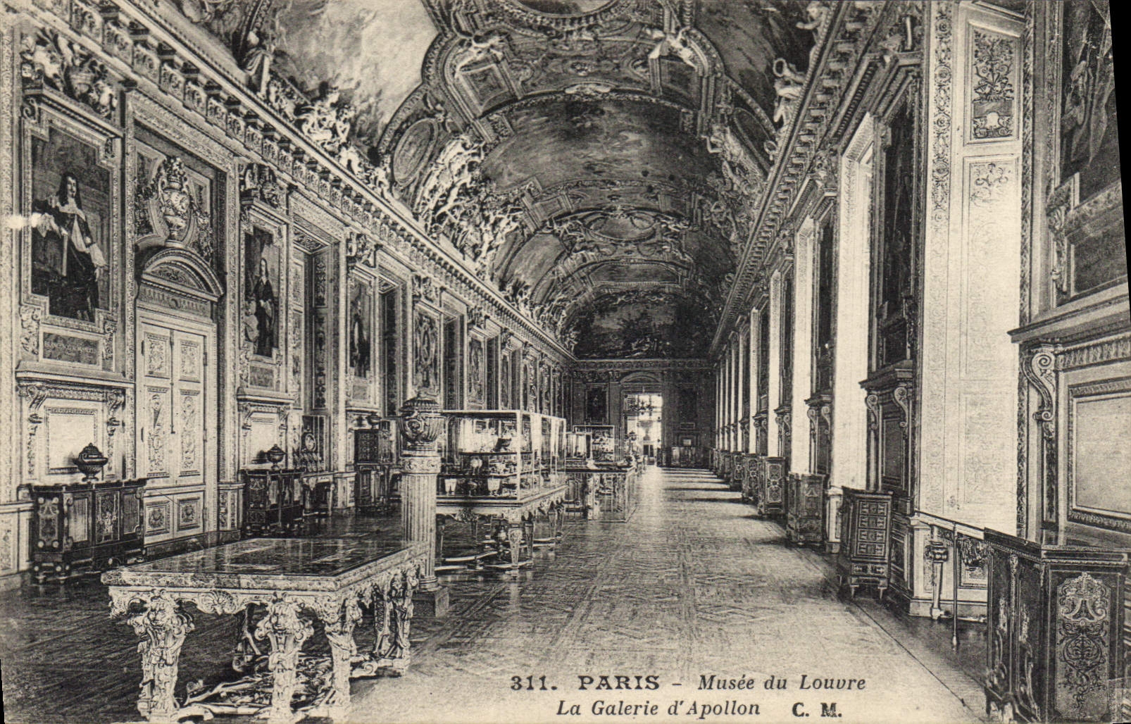 CPA Paris Musee du Louvre La Galerie d'Apollon 