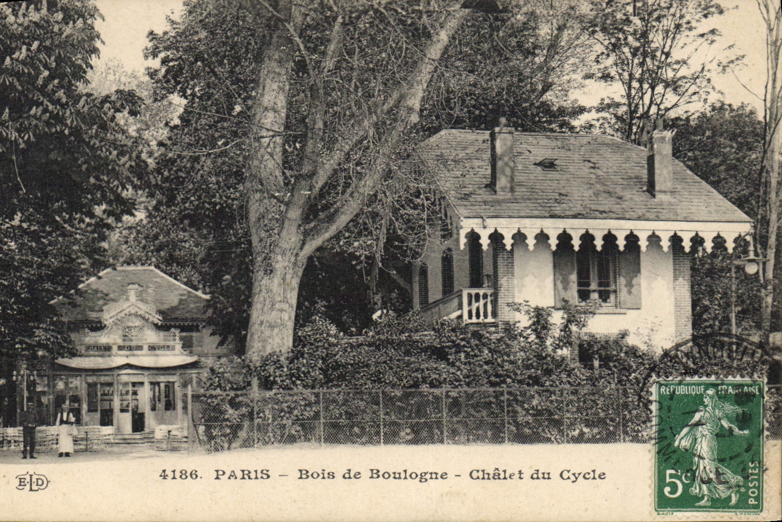 CPA Paris Bois de Boulogne Chalet du Cycle 