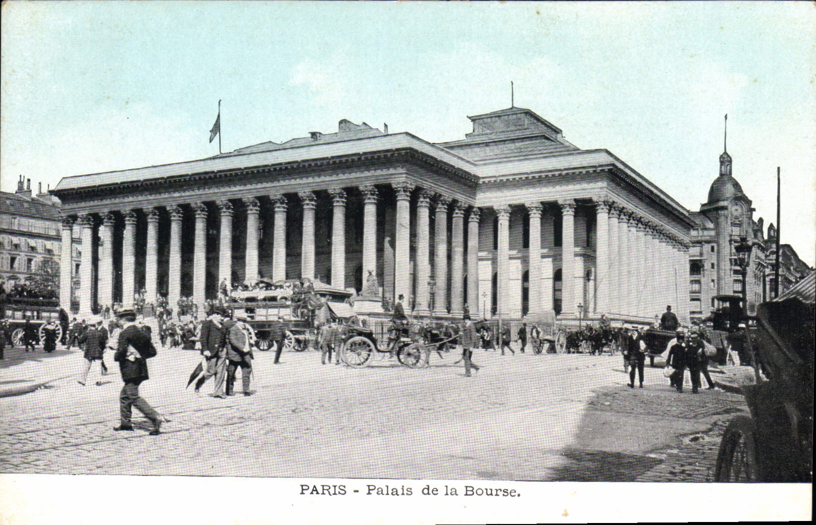 CPA Paris palais de la Bourse 