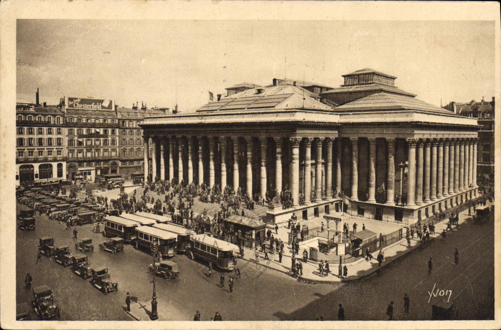 CPA Paris en Flanant La Bourse 