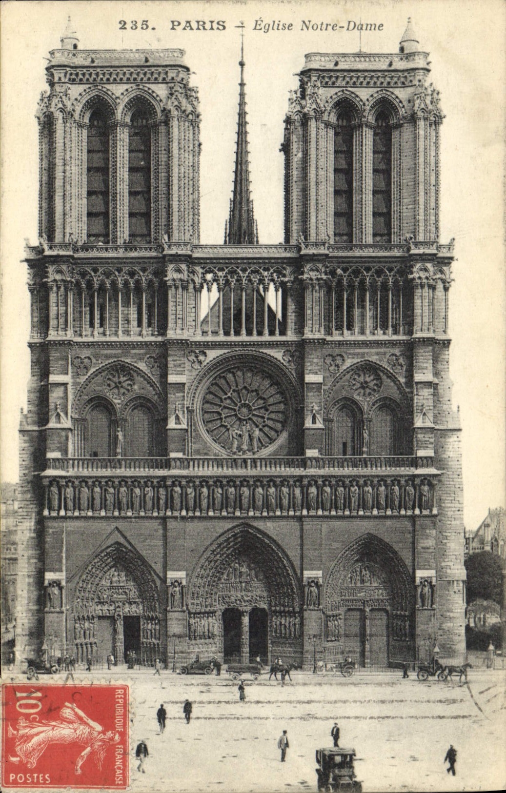 CPA Paris Eglise Notre Dame