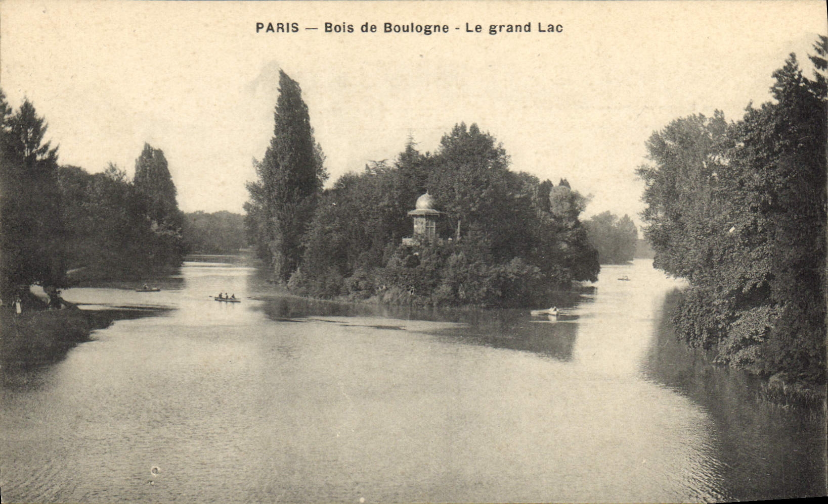 CPA Paris Bois de Boulogne Le grand Lac 