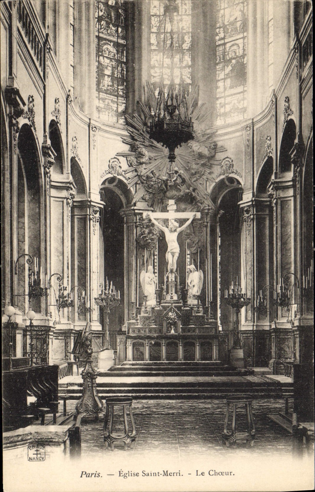 CPA Paris Eglise Saint Merri Le Choeur 