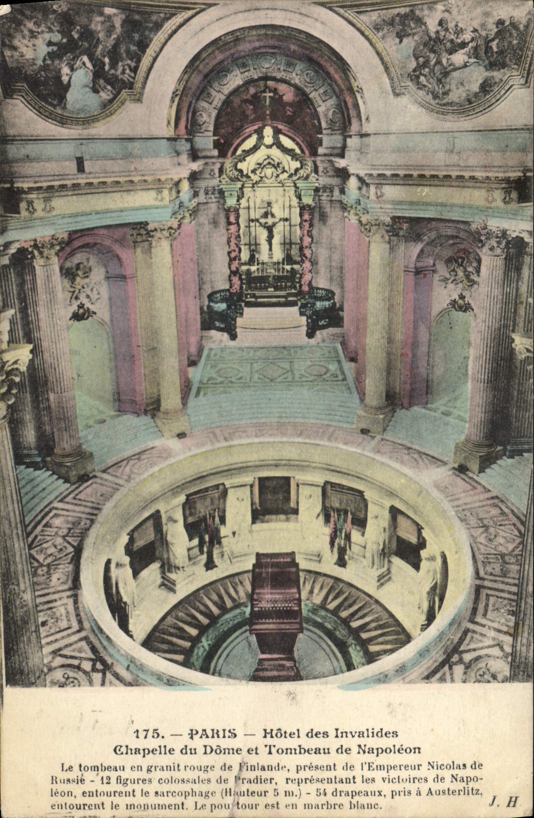 CPA Paris Hotel des Invalides Chapelle du Dome et Tombeau de Napoleon 