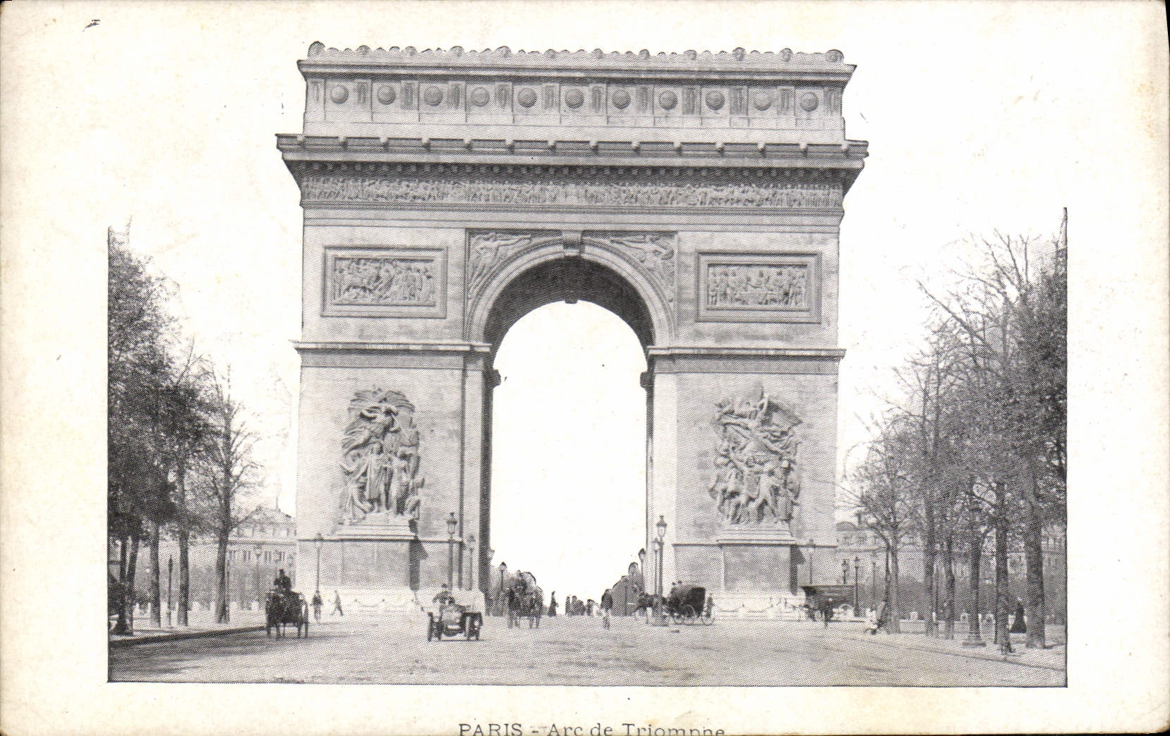 CPA Paris Arc de Triomphe 