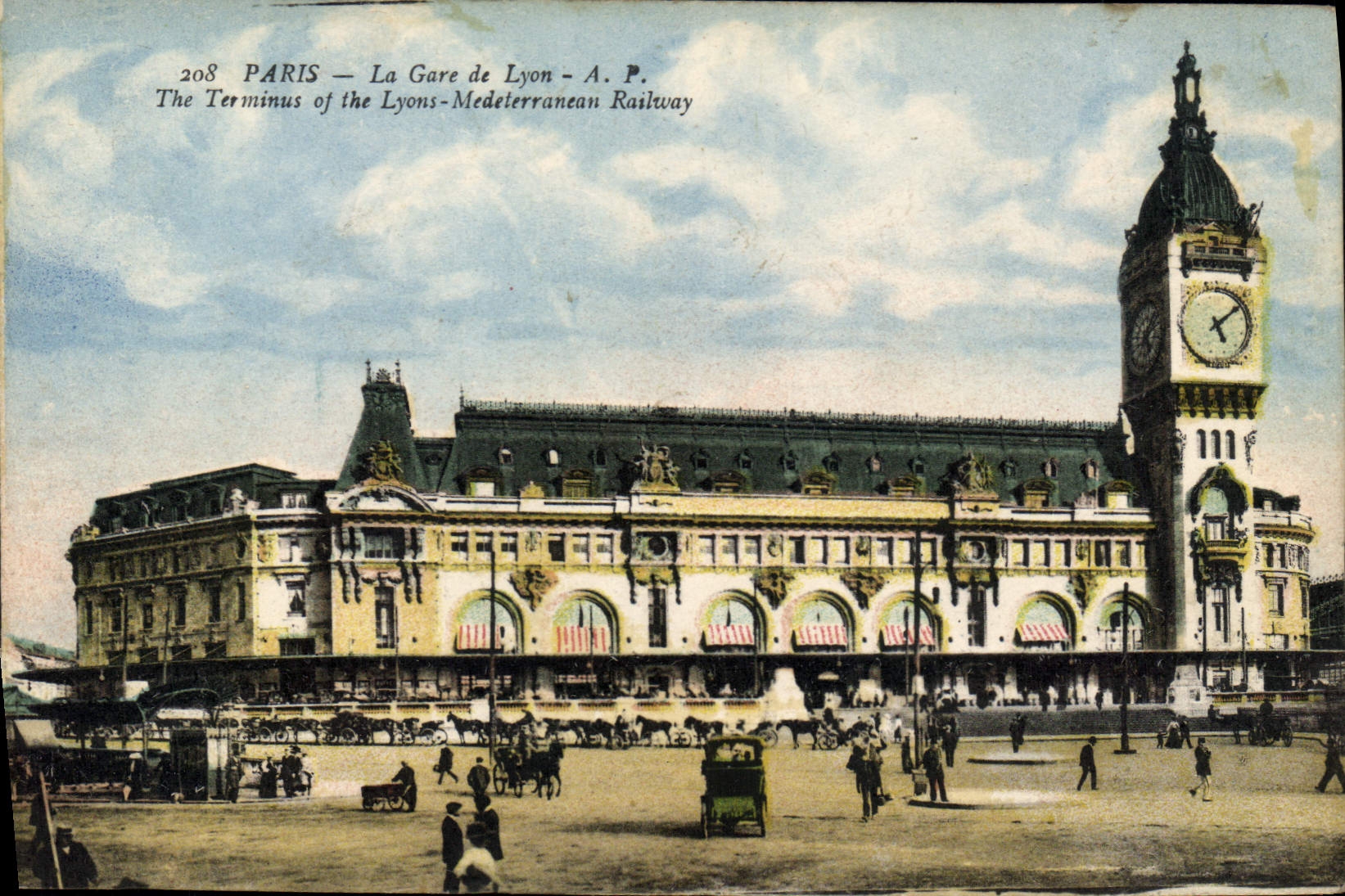 CPA Paris La Gare de Lyon