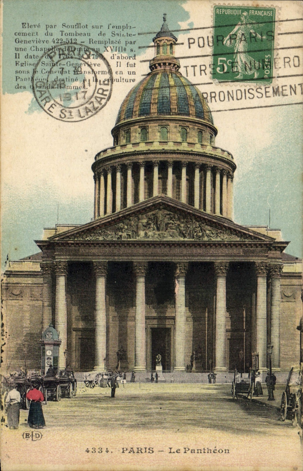 CPA Paris Le Pantheon 