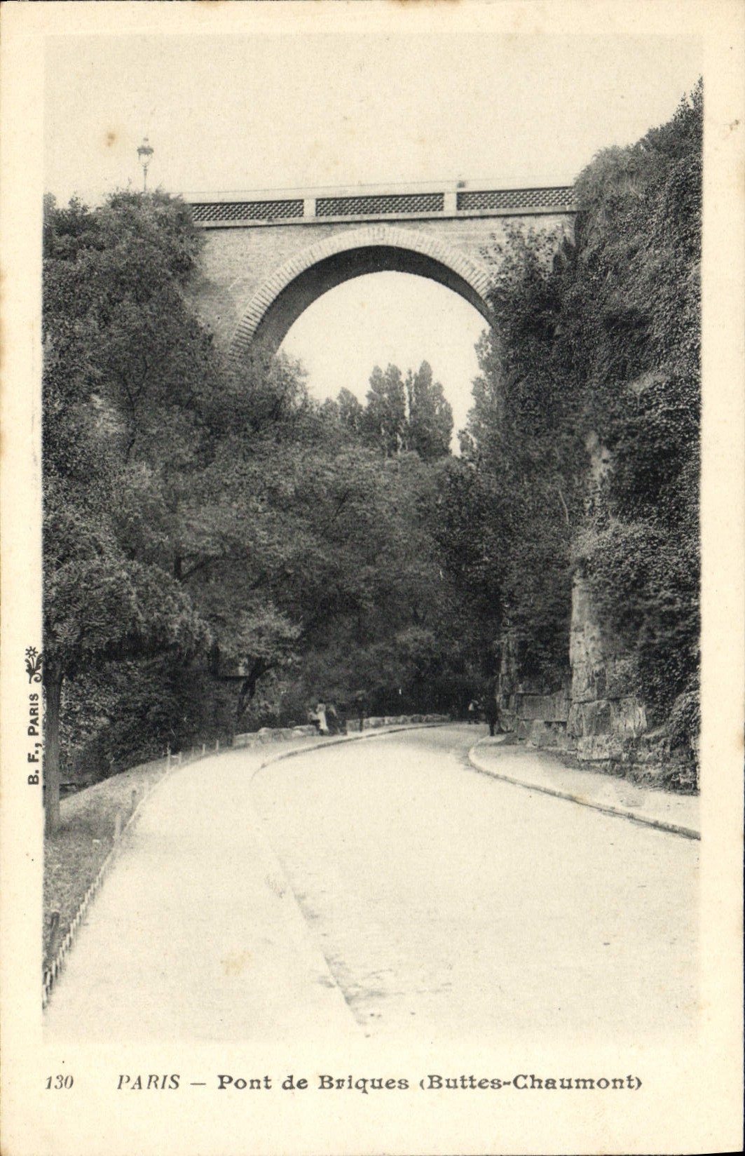 CPA Paris Pont de Briques Buttes Chaumont 