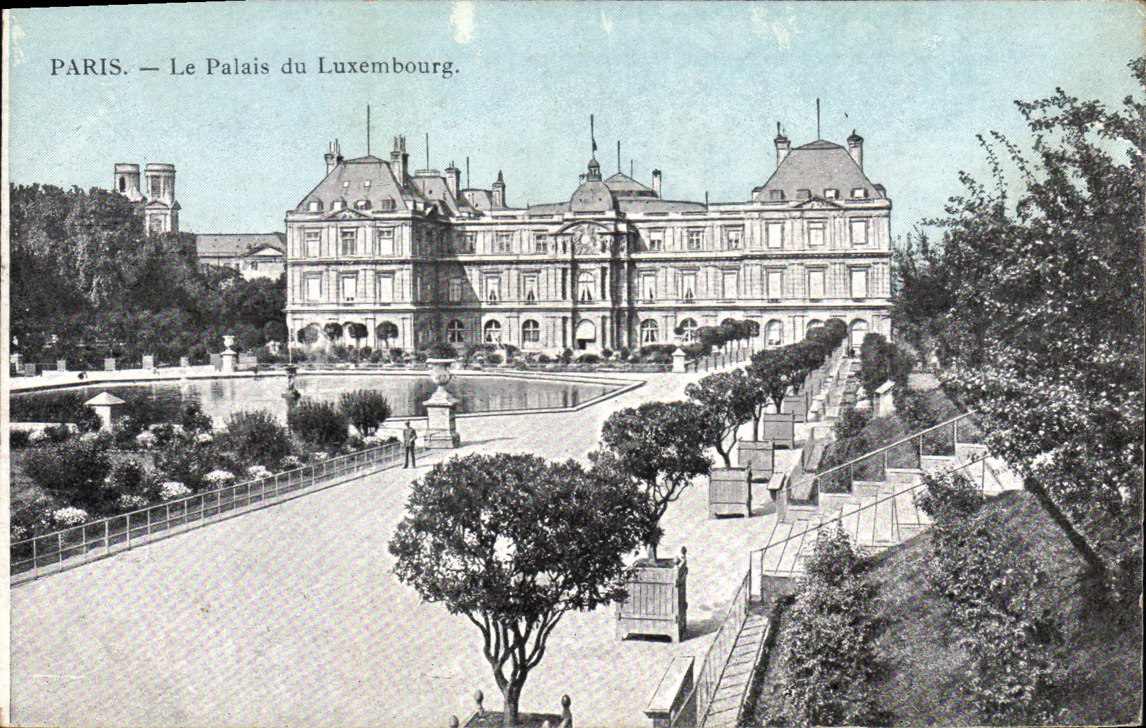 CPA Paris le Palais du Luxembourg 