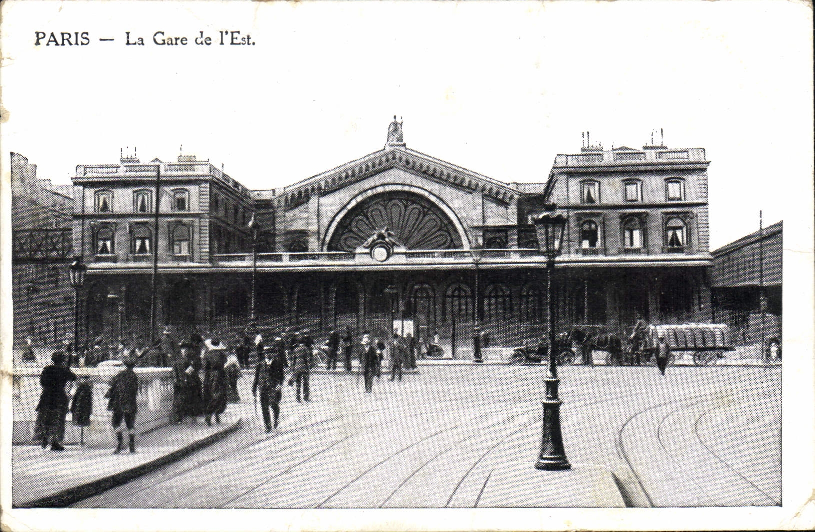 CPA Paris la Gare de l'Est