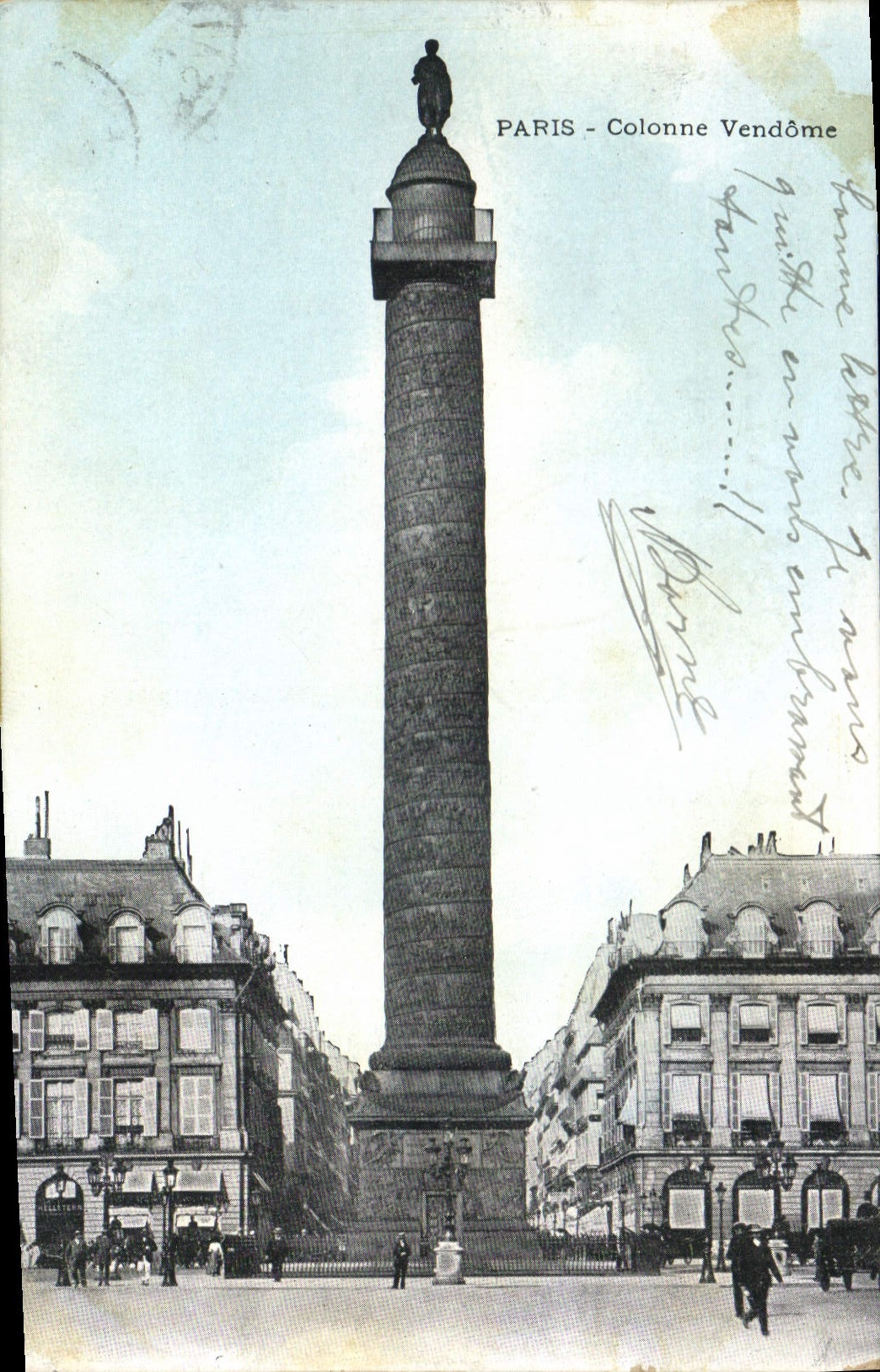 CPA Paris Colonne Vendome 