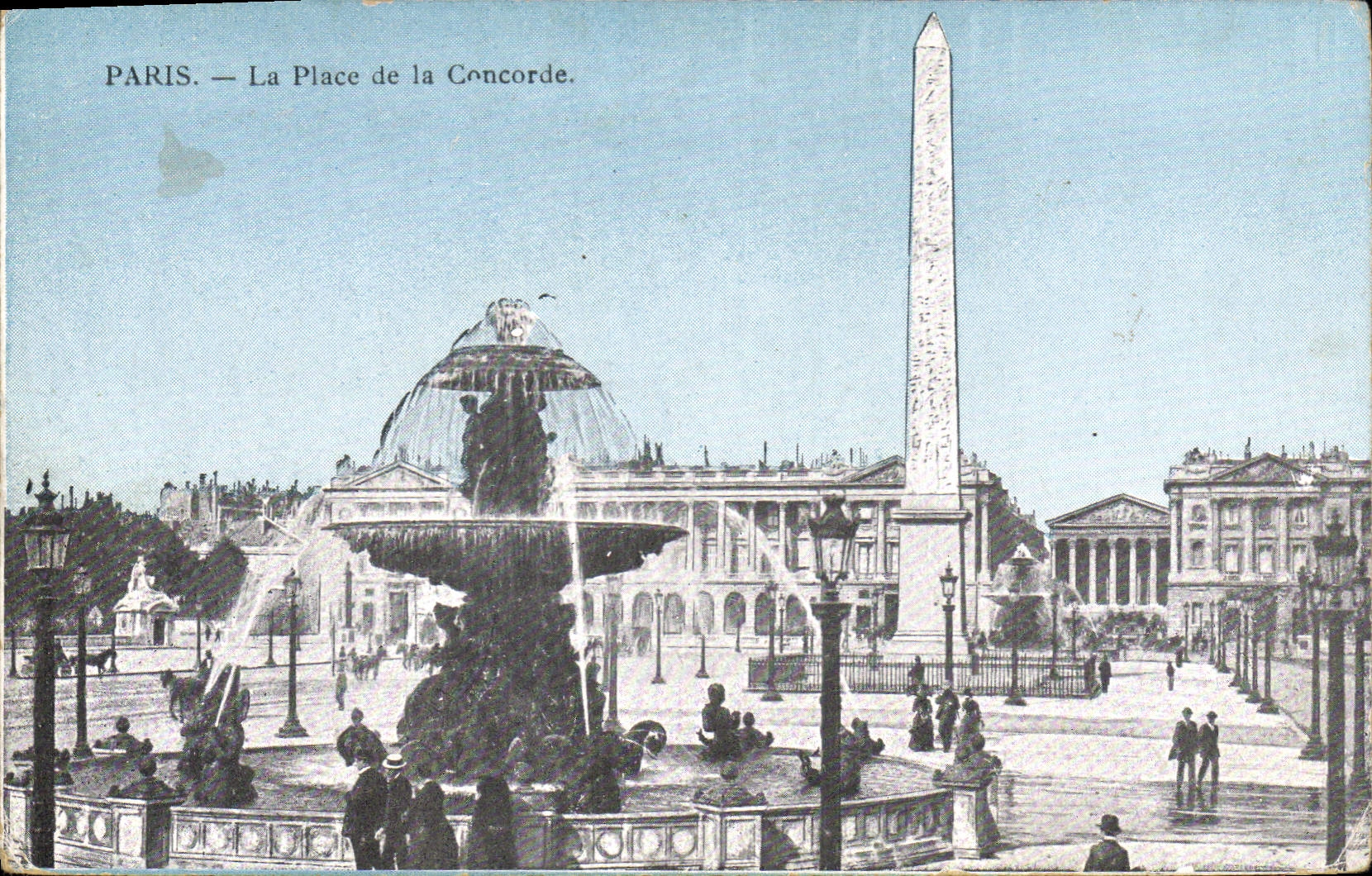 CPA Paris la Place de la Concorde