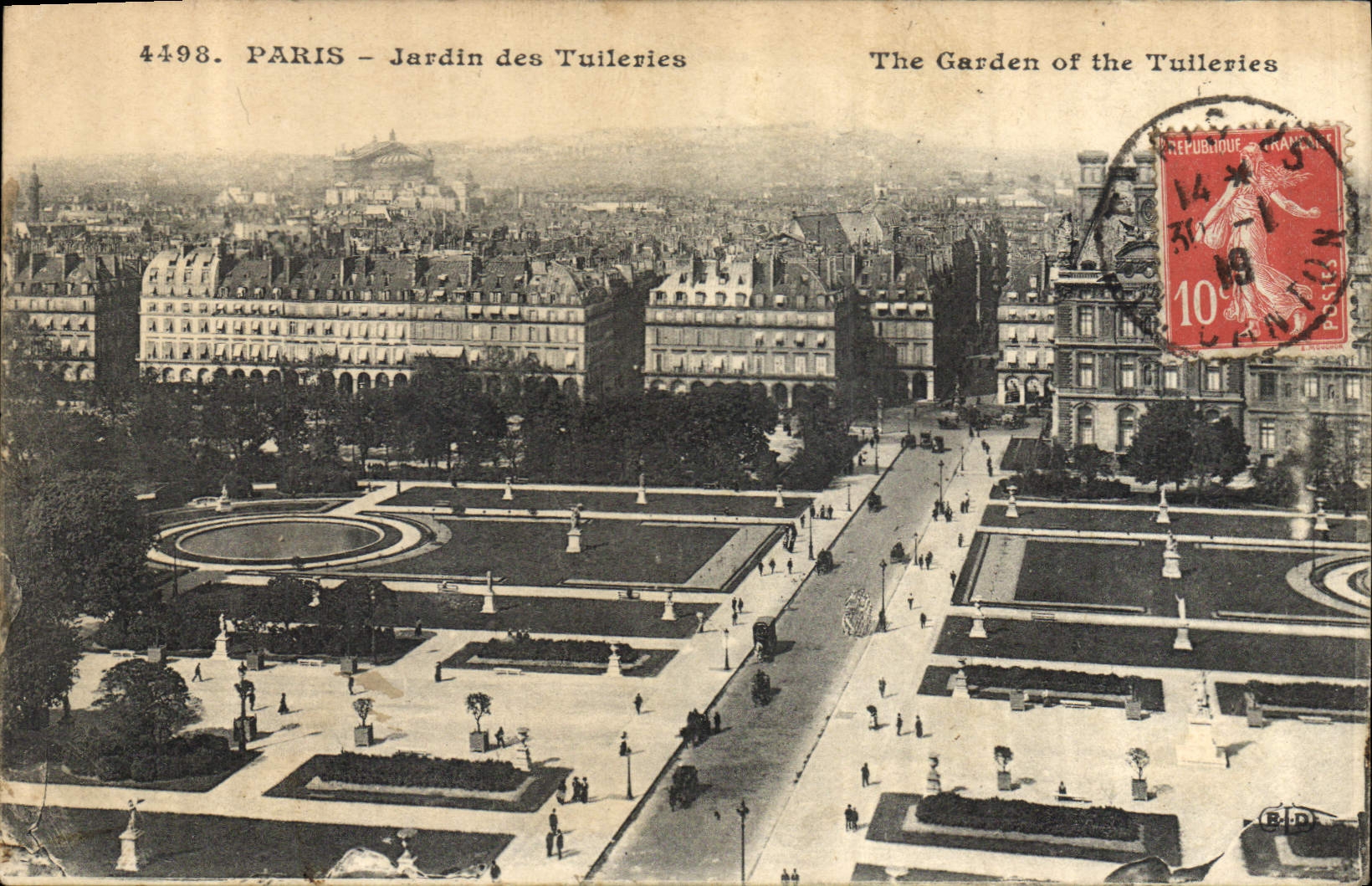 CPA Paris Jardin des Tuileries 