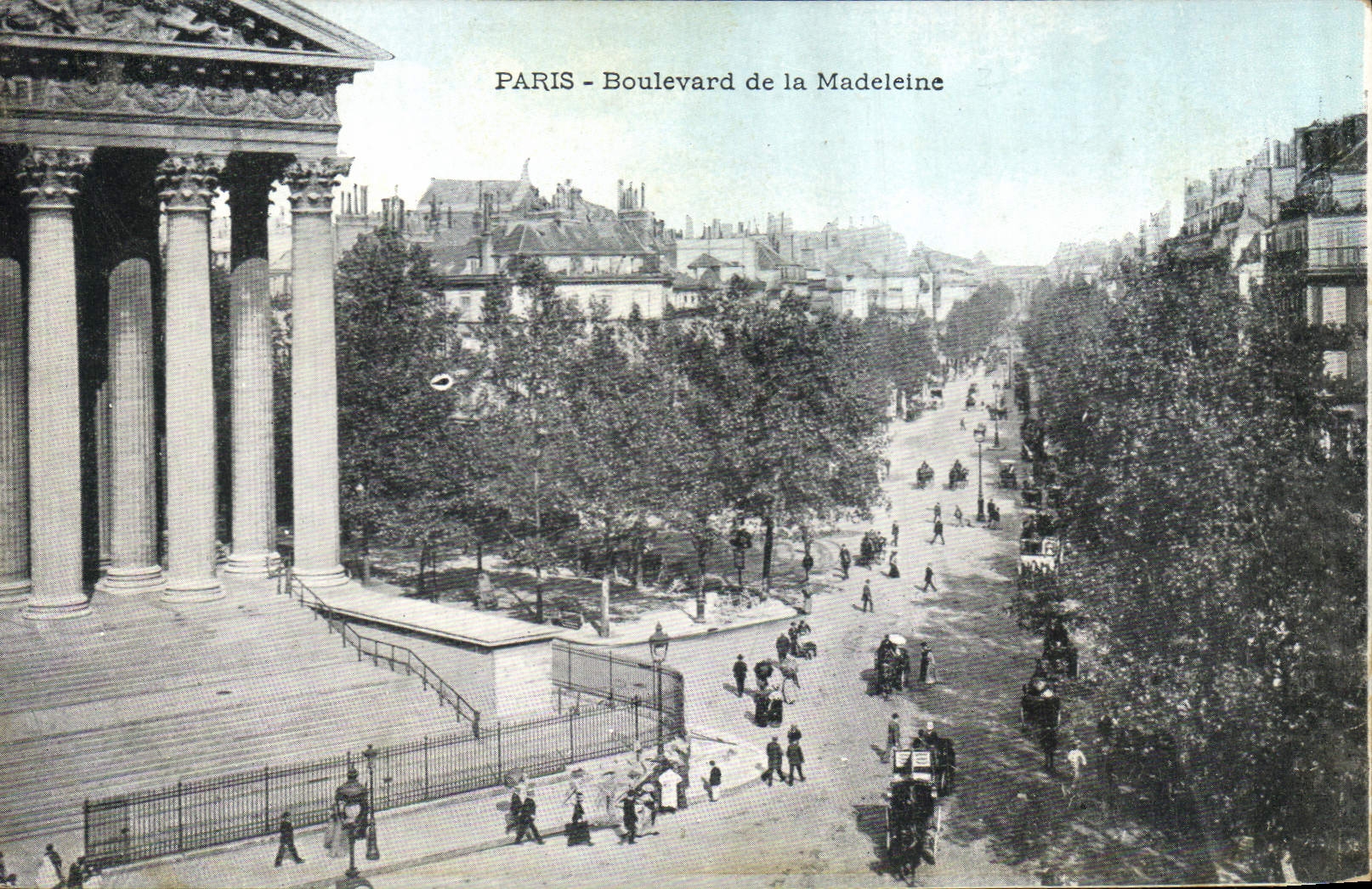 CPA Paris Boulevard de la Madeleine 